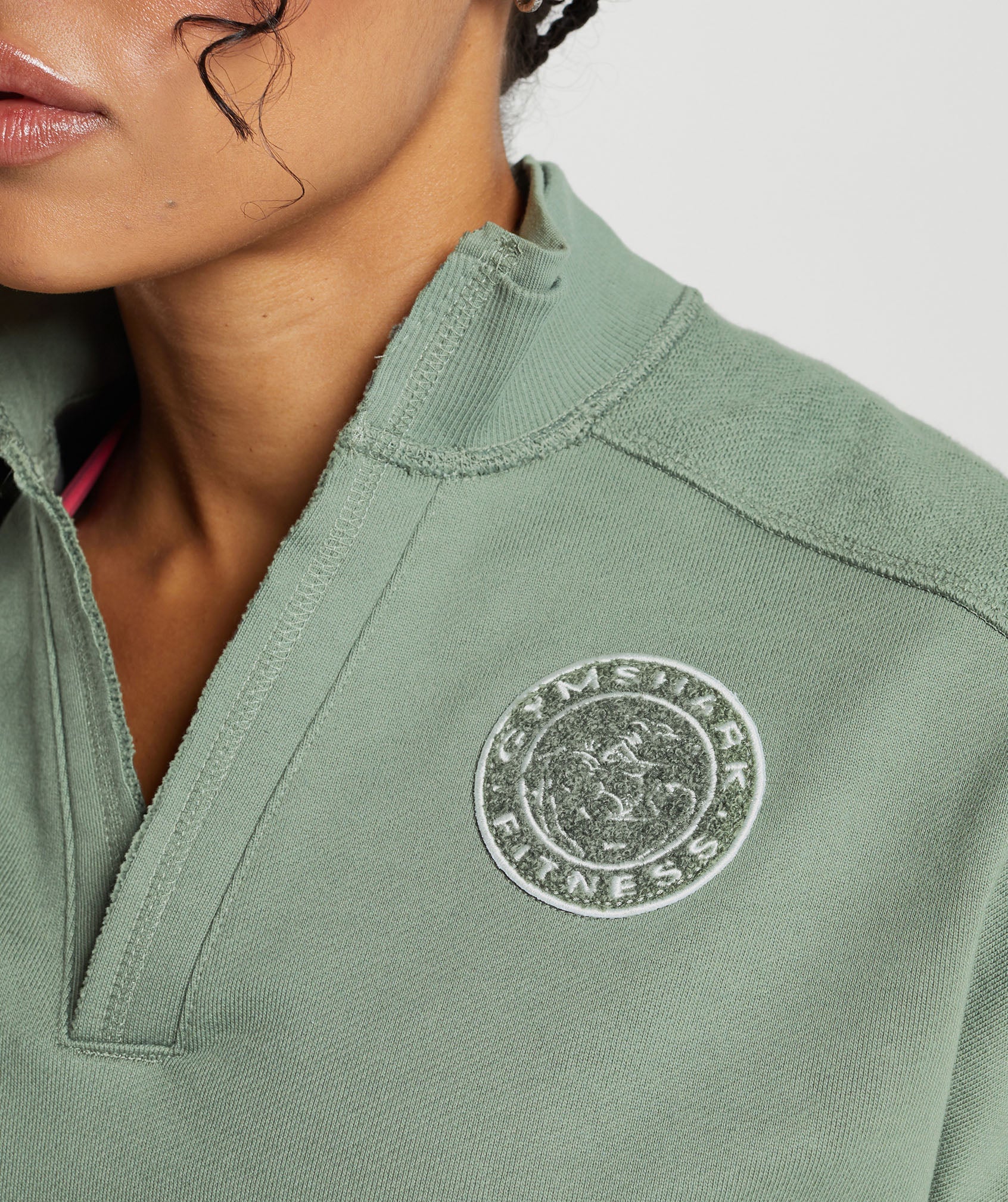 Legacy Oversized Sweatshirt in Unit Green - view 5