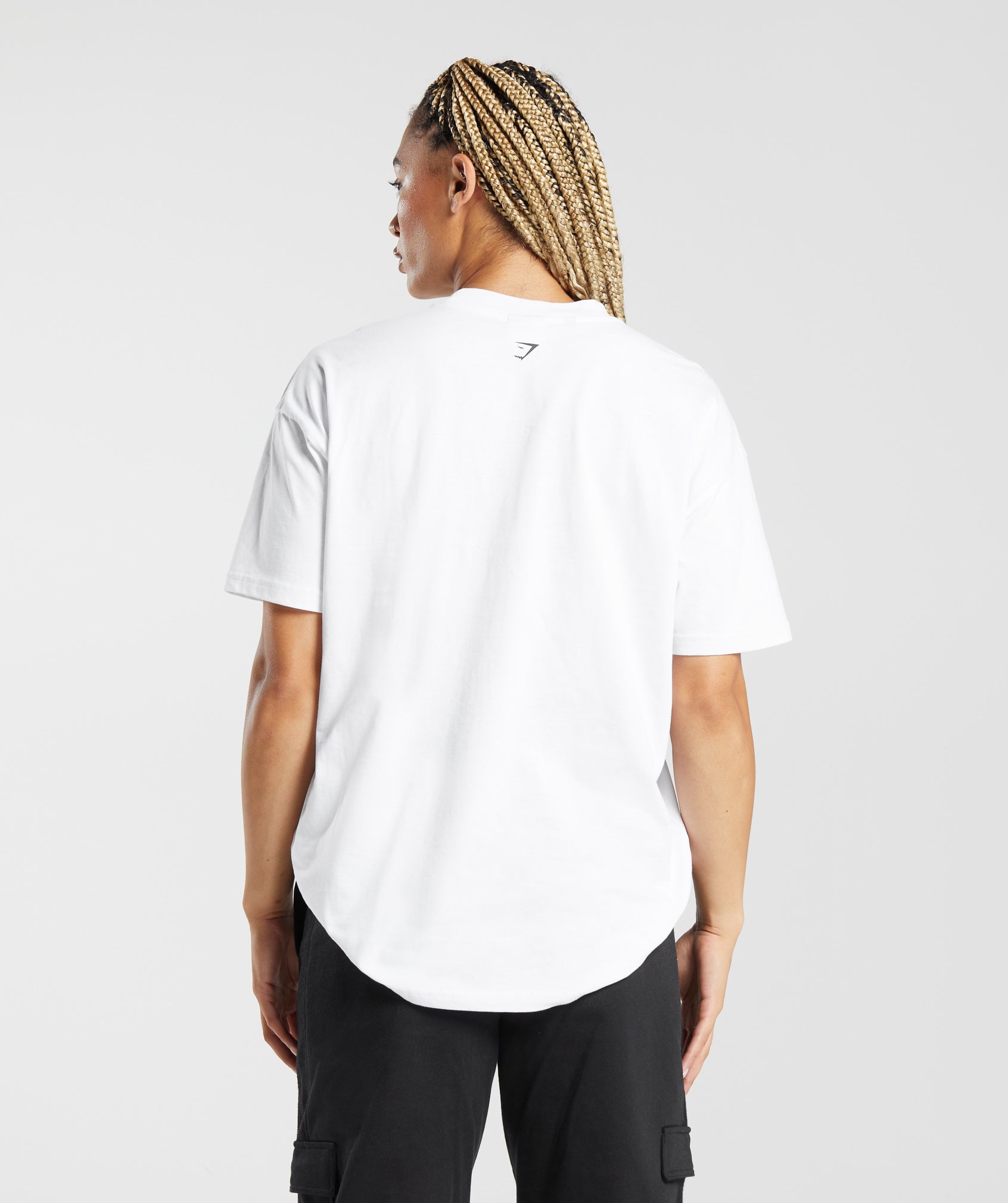 Lifting Apparel Oversized T-Shirt in White - view 2