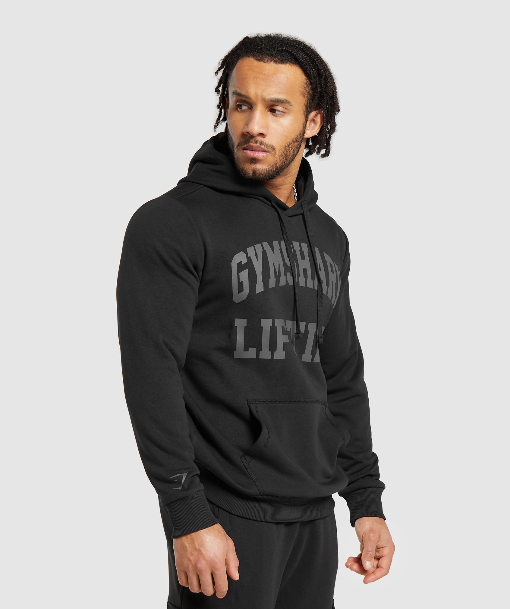 Lifting Club Hoodie in Black - view 3