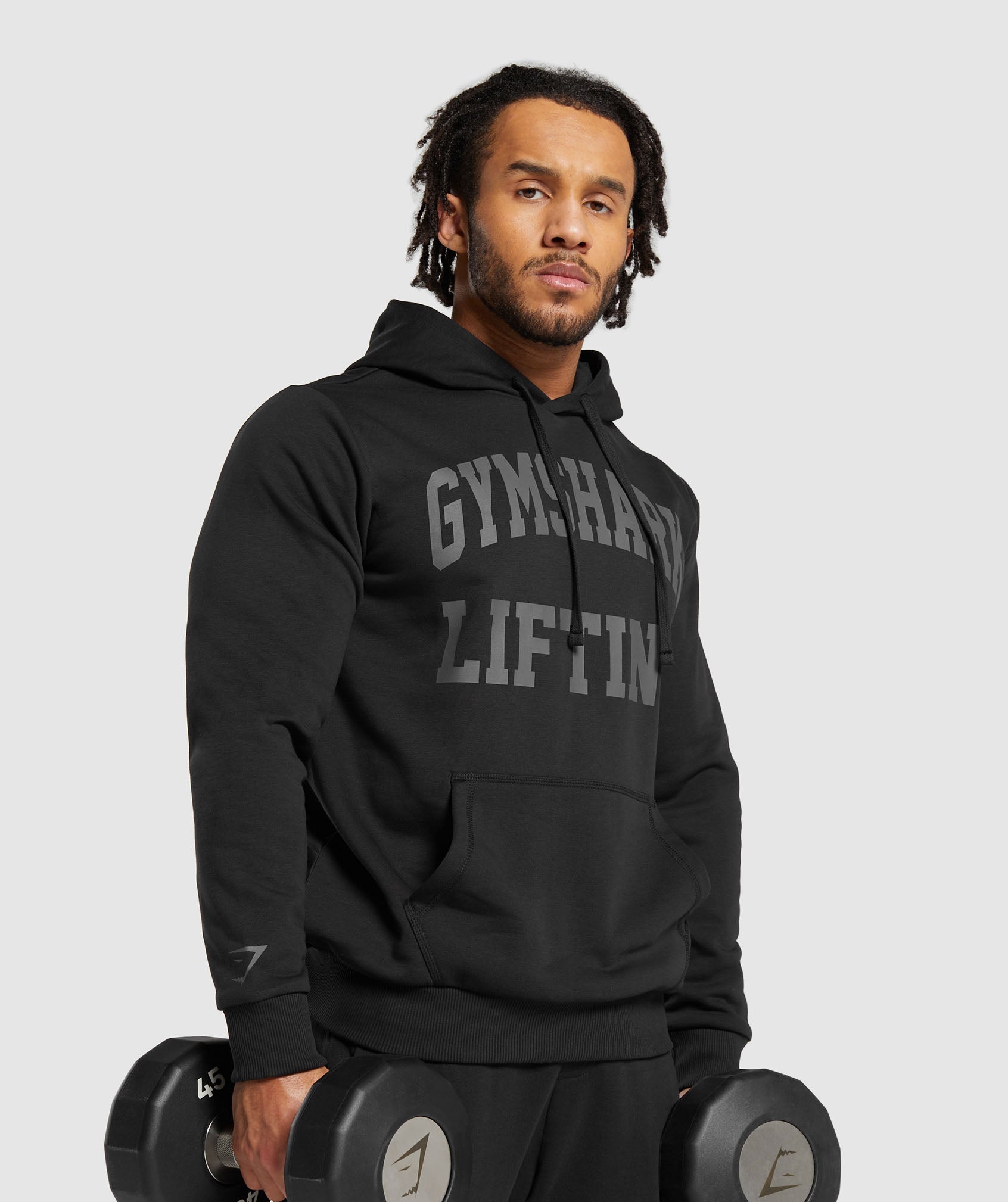 Lifting Club Hoodie in Black - view 5