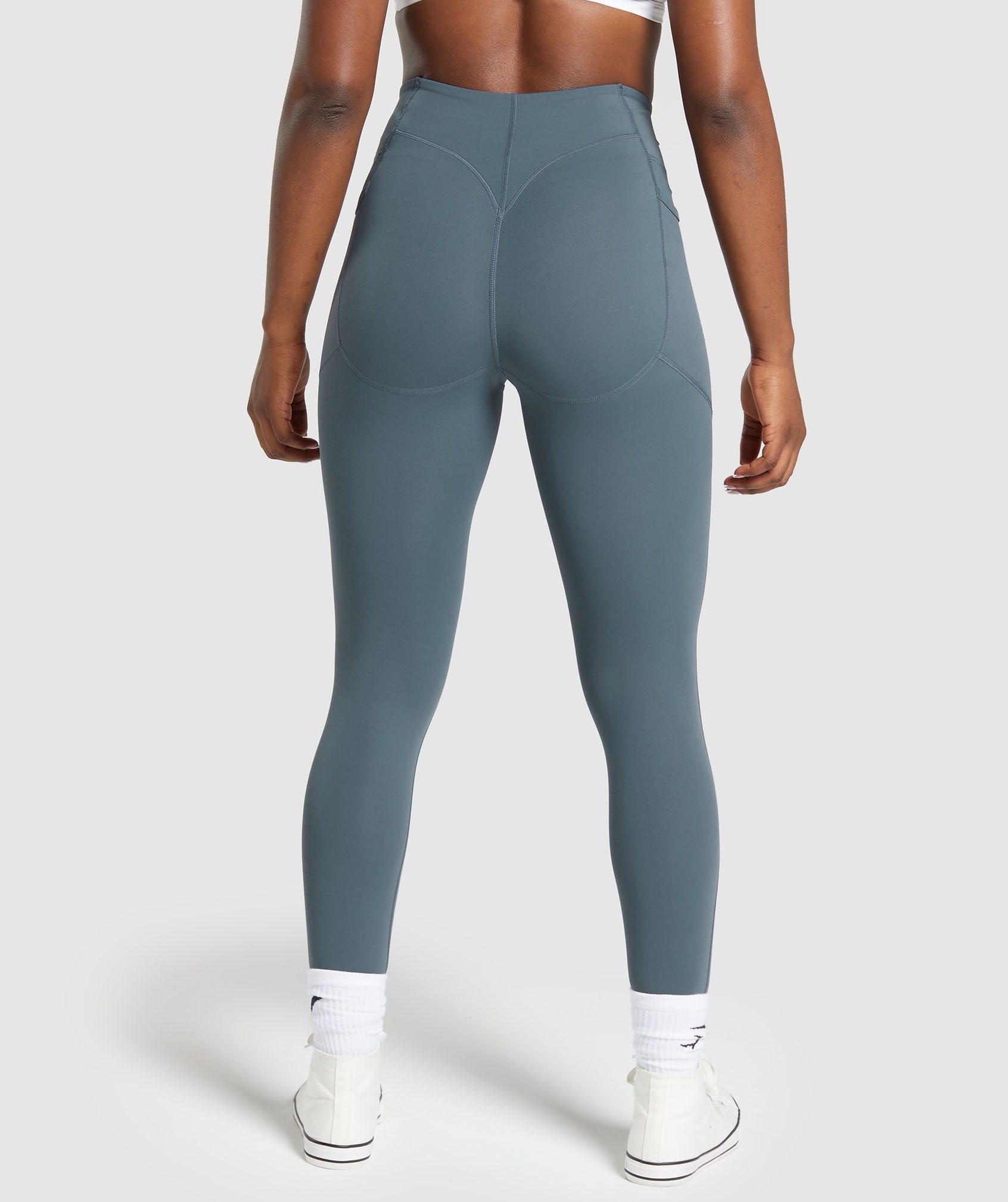 Lifting Pocket Leggings in Titanium Blue - view 3