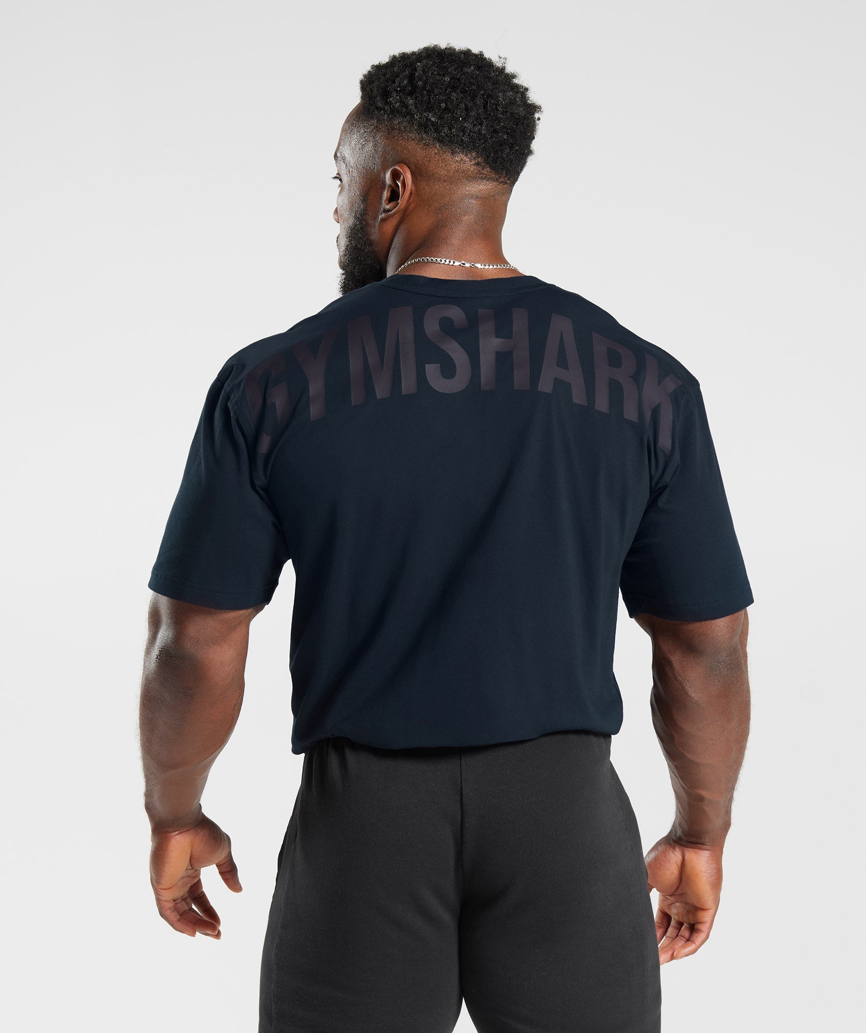 T-shirt à manches longues logo graphique homme Gymshark, rouge sport
