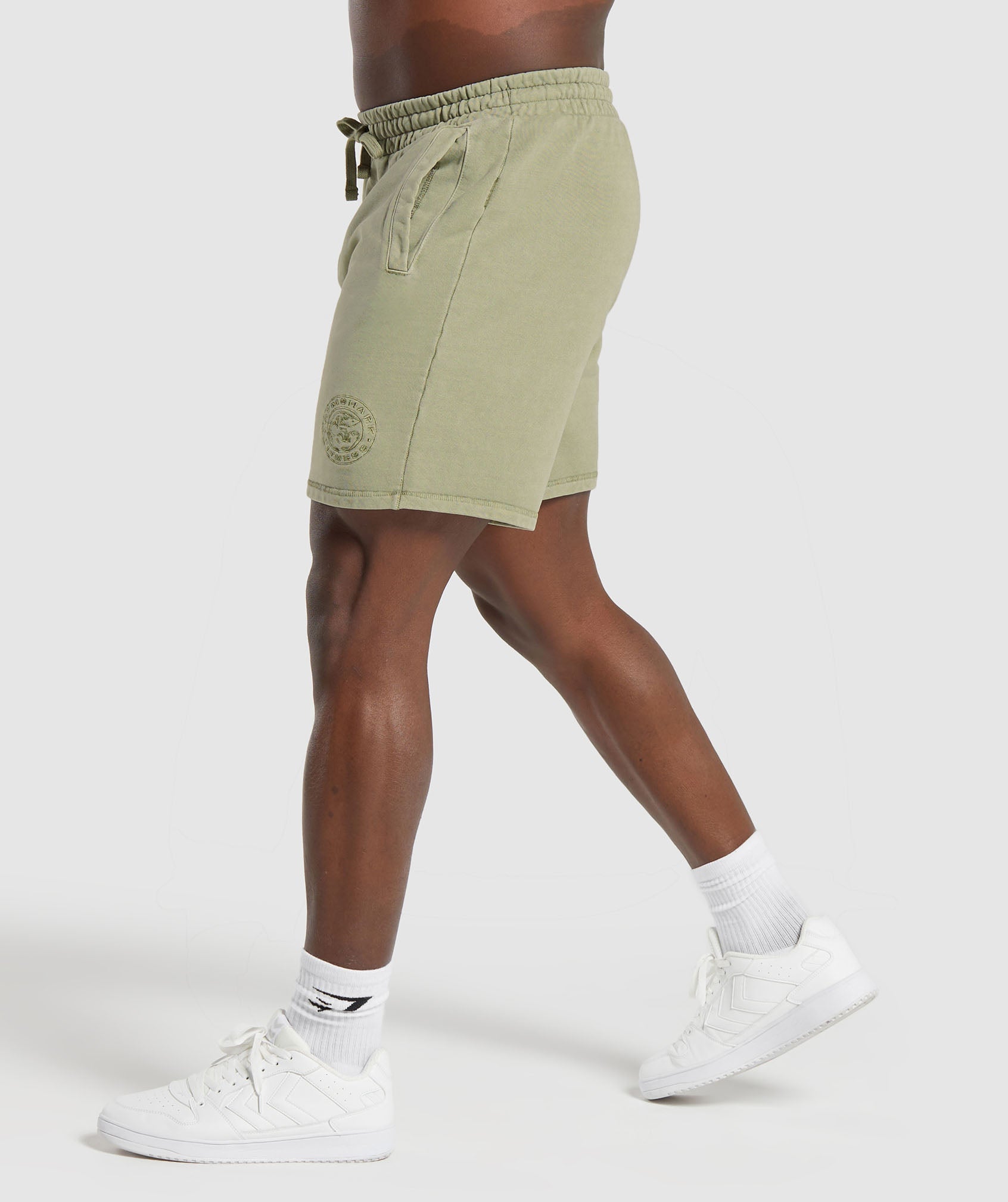 Premium Legacy Shorts in Natural Sage Green - view 3