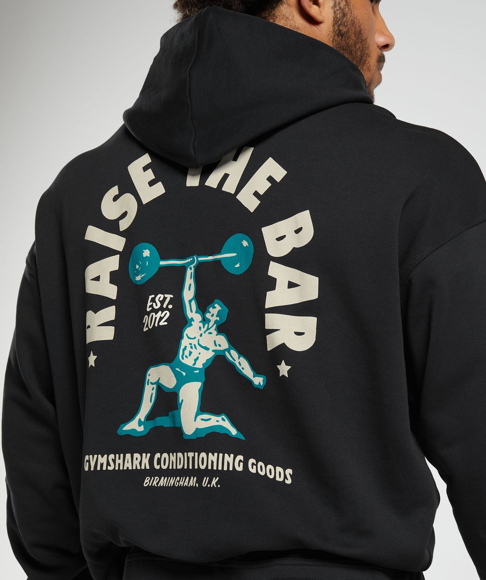 Raise the Bar Hoodie in Black - view 6