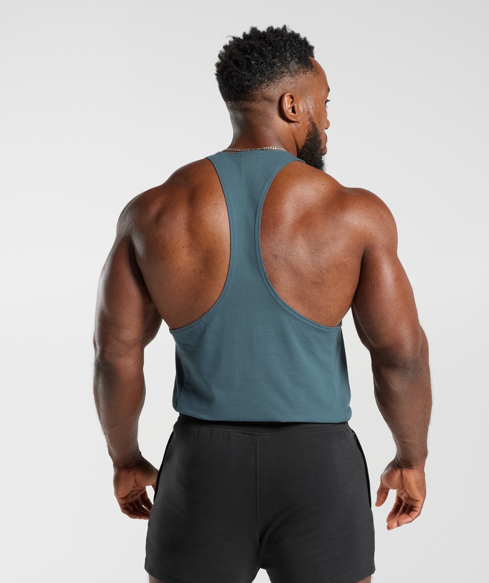 Gymshark React Stringer - Denim Teal