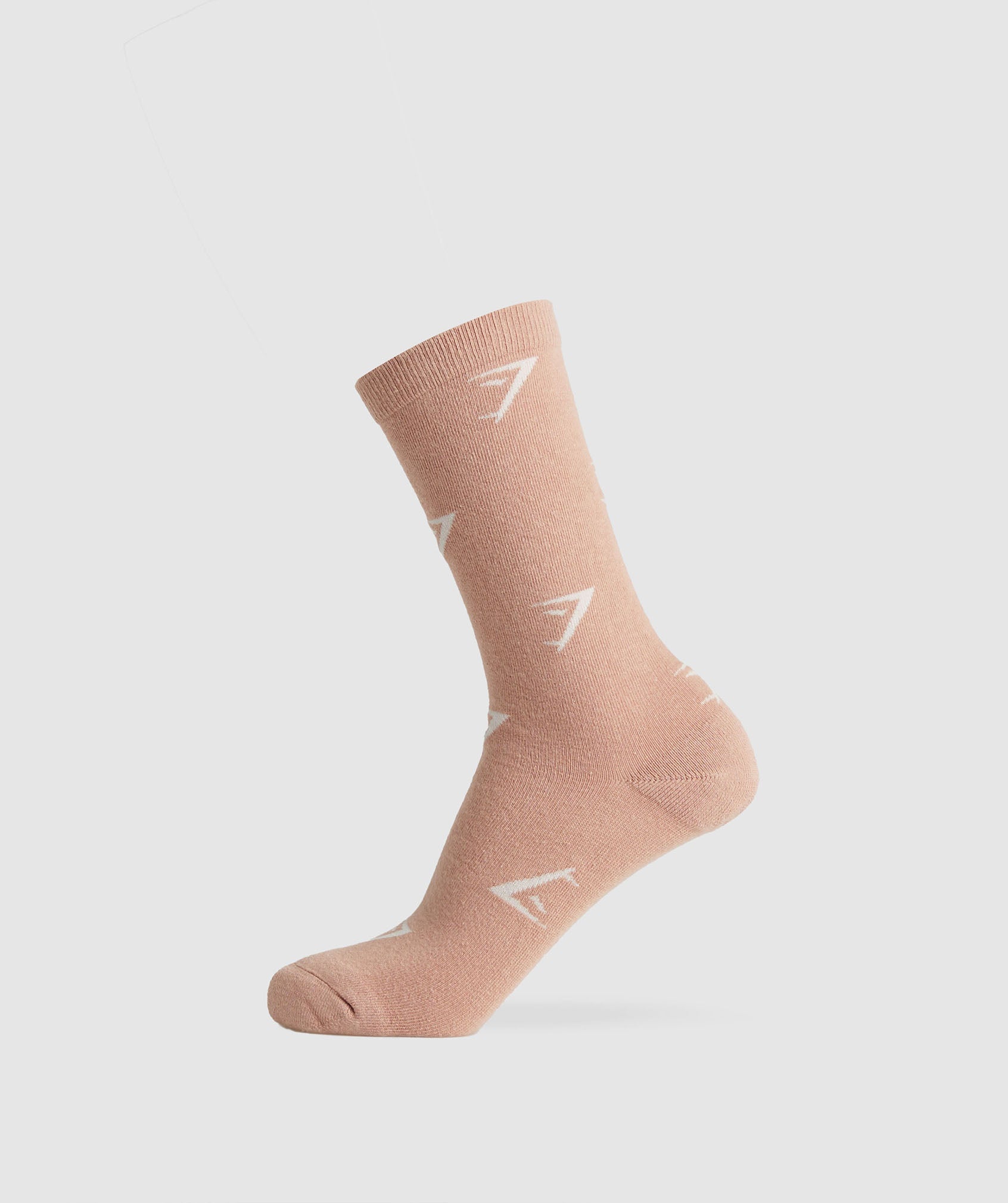 Repeat Logo Crew Socks in Pink - view 1