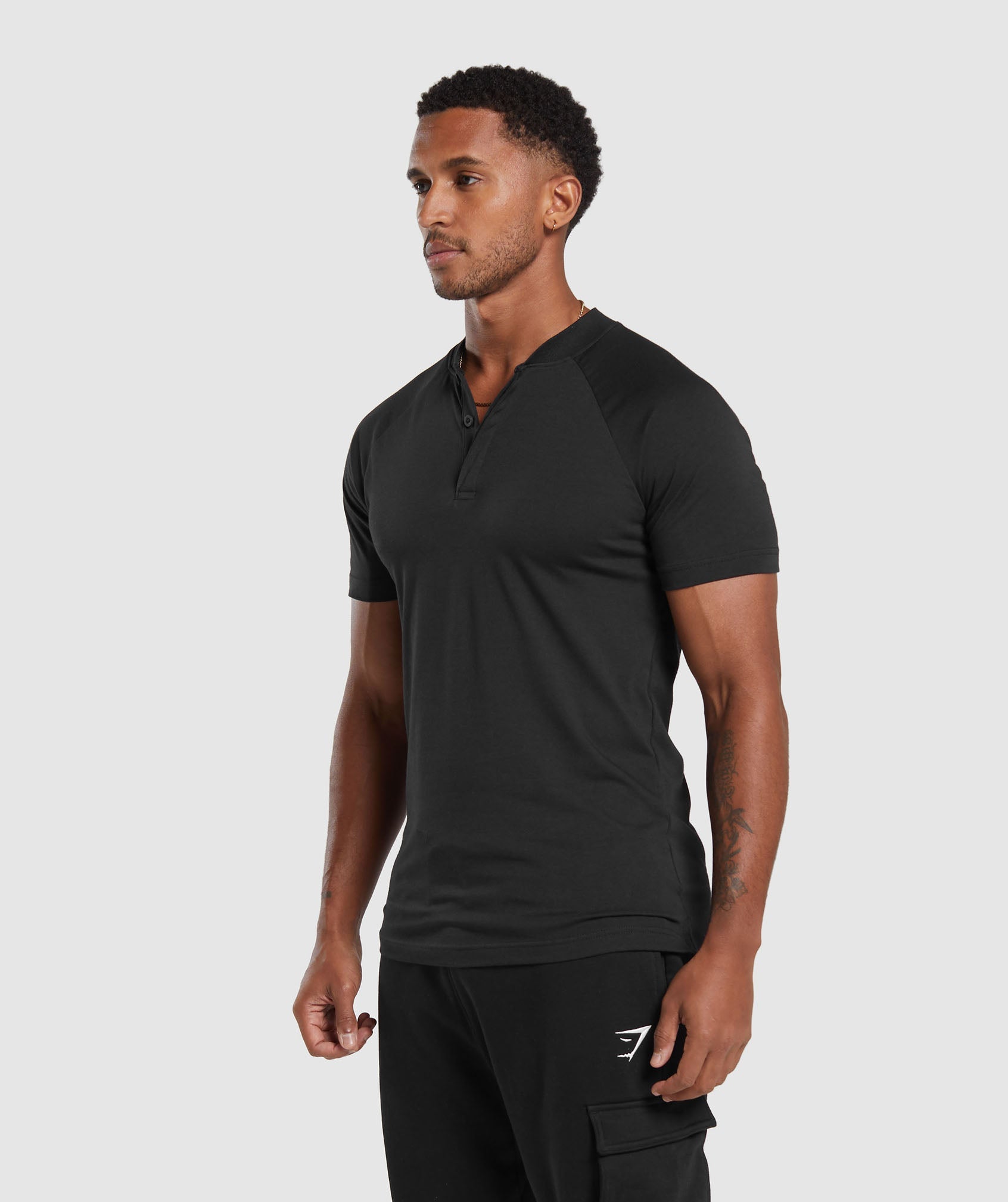 Rest Day Commute Polo Shirt in Black - view 3