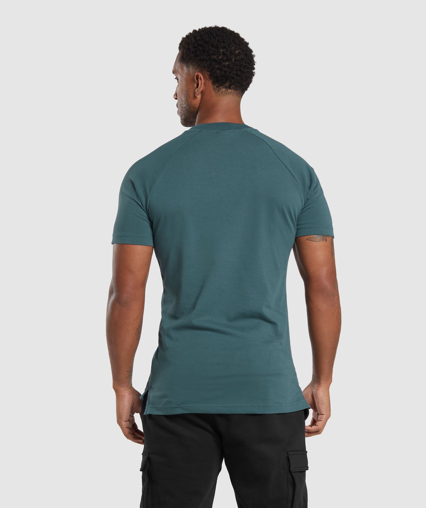 Rest Day Commute Polo Shirt in Smokey Teal - view 2