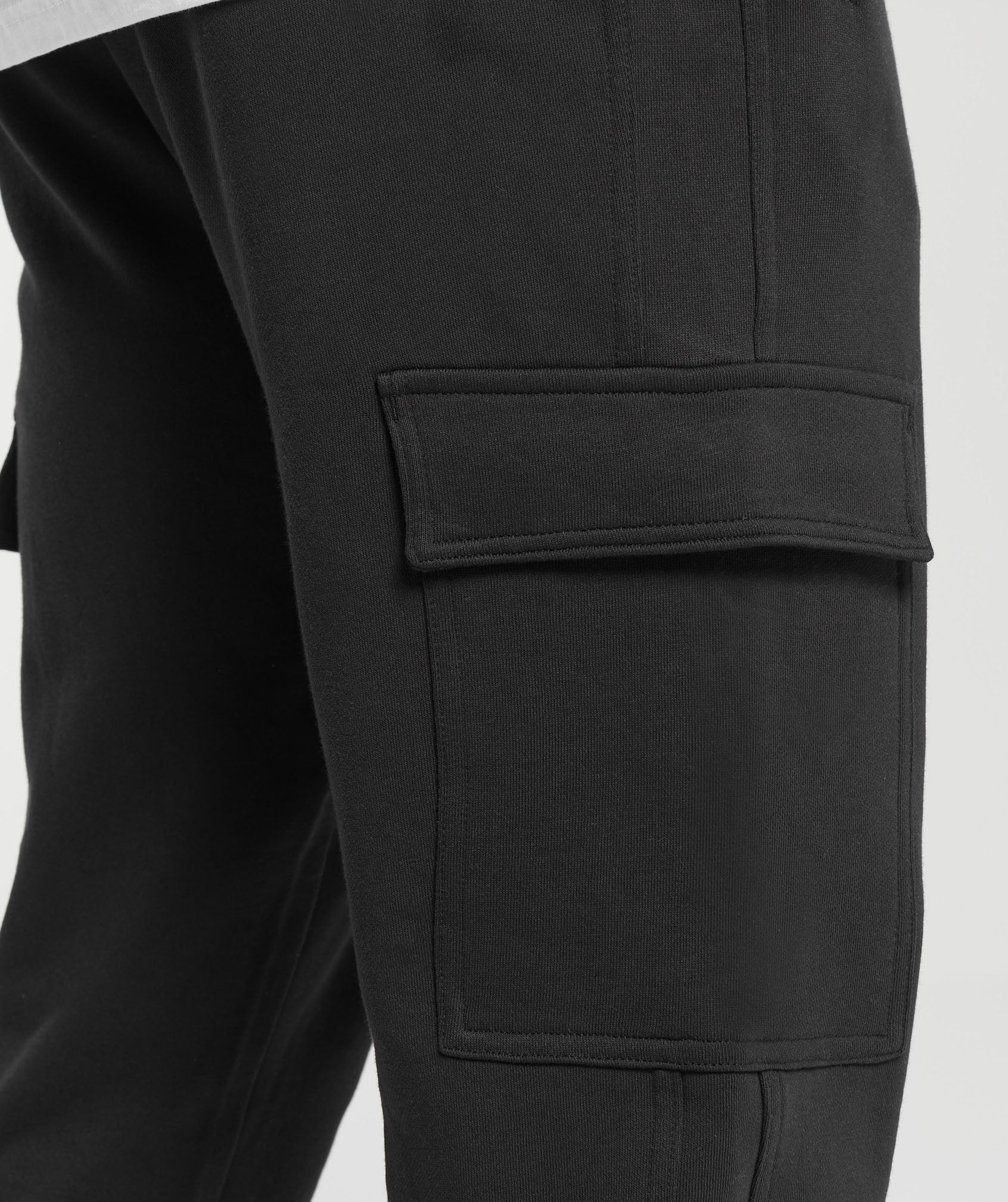Rest Day Essentials Cargo Joggers in Black - view 6