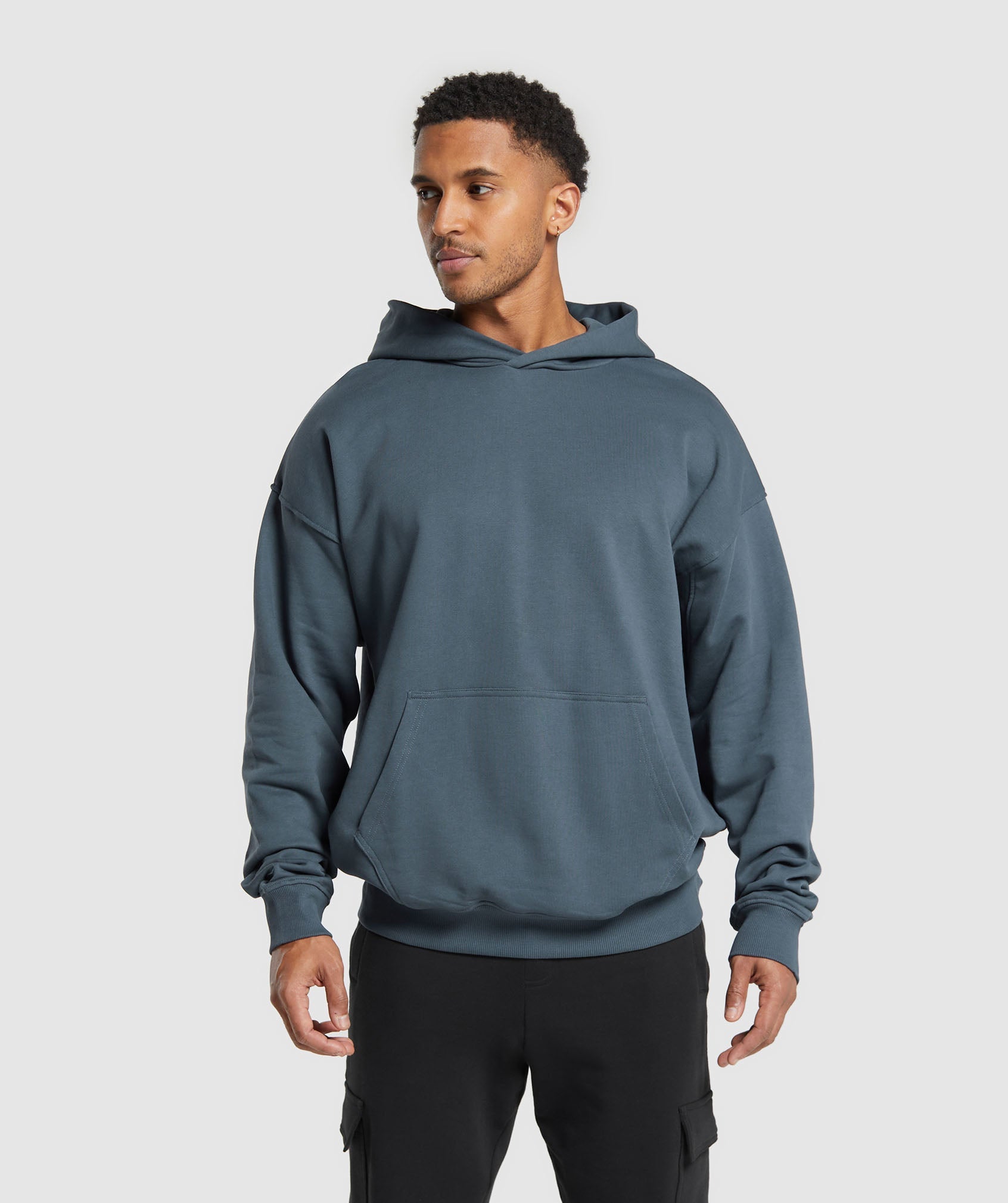 Rest Day Essentials Hoodie in Titanium Blue - view 1