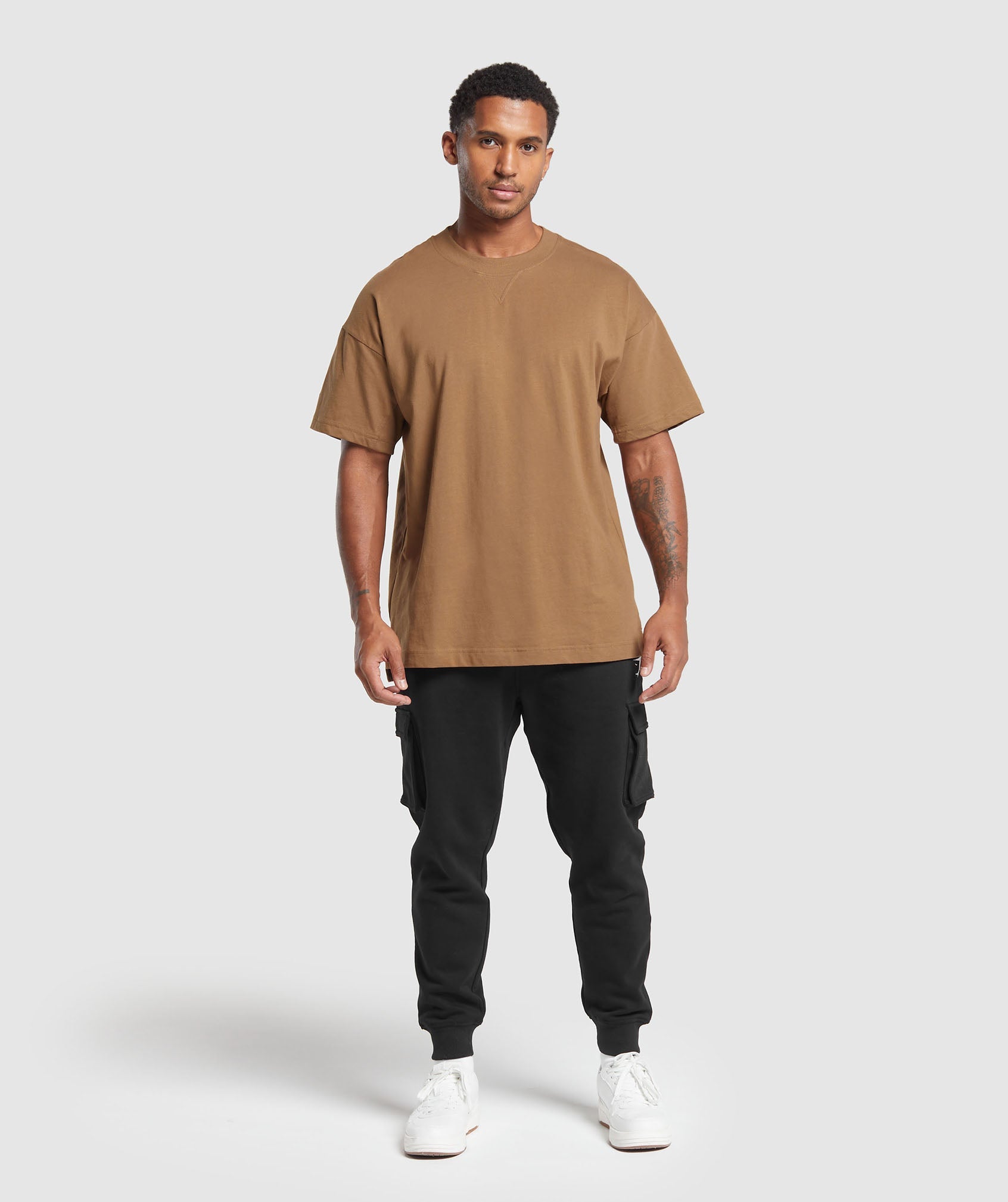 Rest Day Essentials T-Shirt in Caramel Brown - view 4