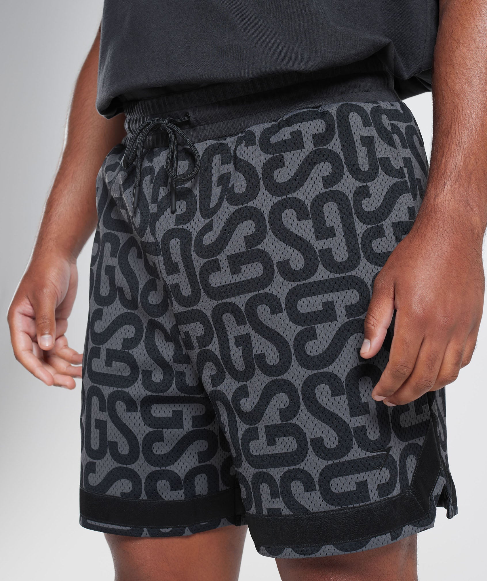 Rest Day Shorts in Black/Onyx Grey - view 4