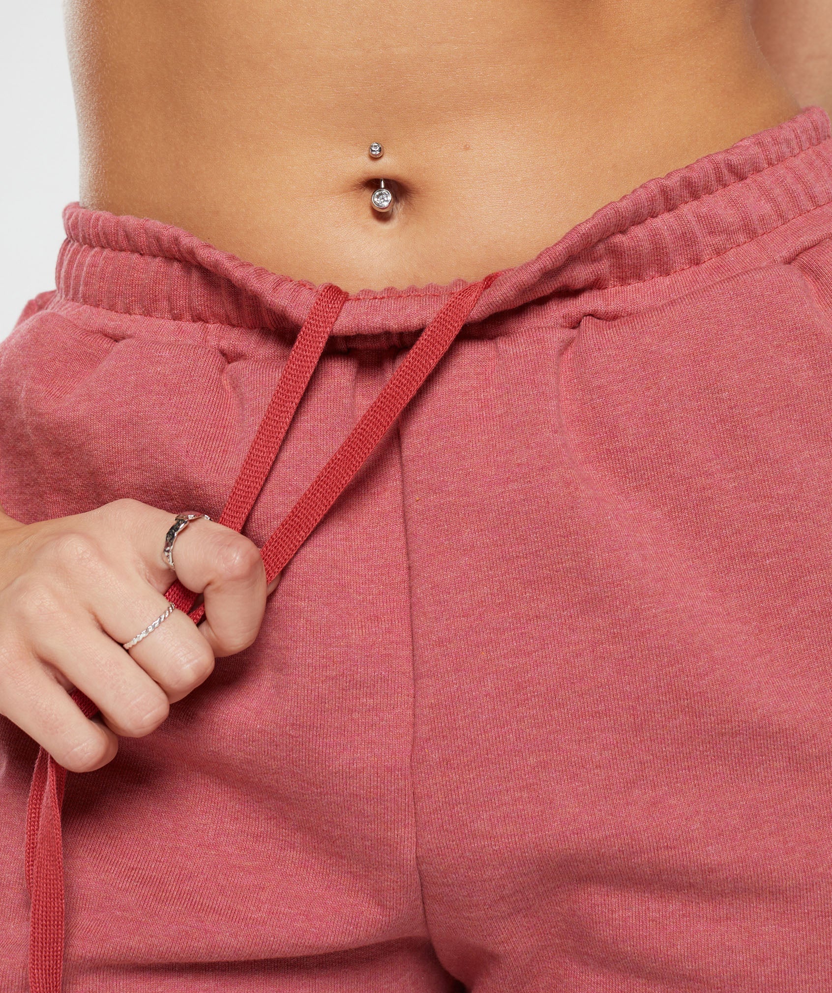 Rest Day Sweat Shorts in Heritage Pink Marl - view 6