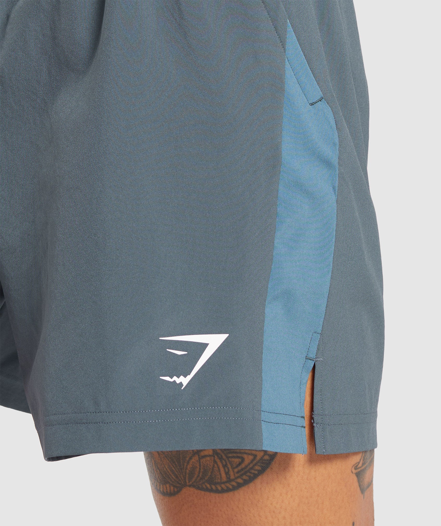Sport 7" Shorts in Titanium Blue/Faded Blue - view 7