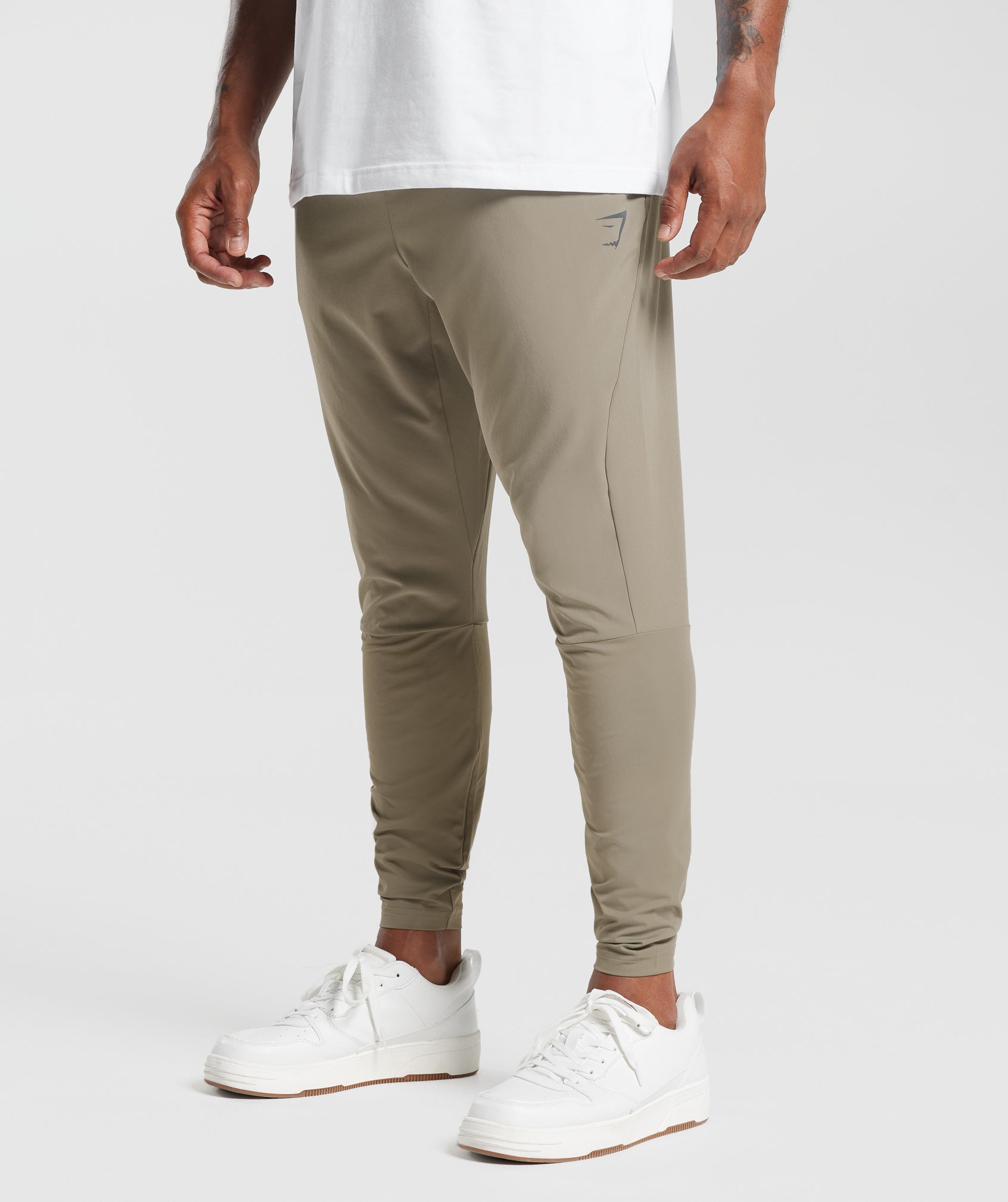 Sport Run Pants in Linen Brown - view 3