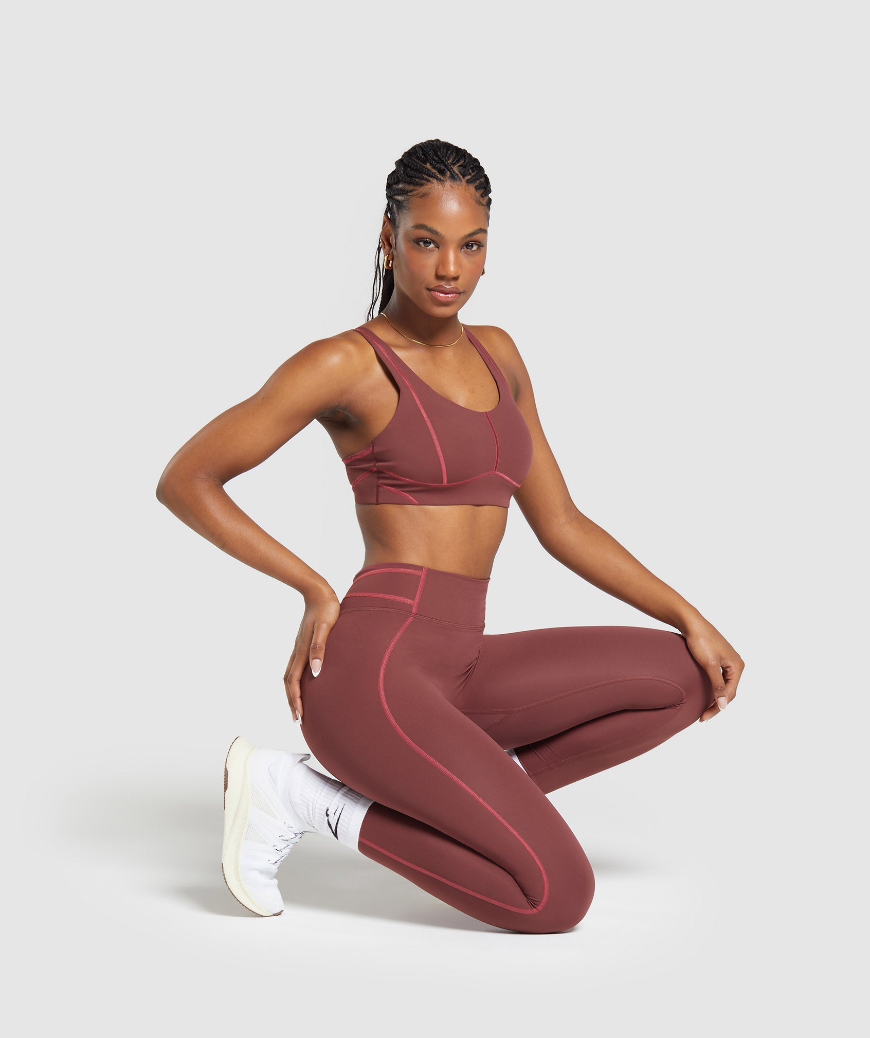 Fager Loui Active Leggings Burgundy Full Grip – Fager Bits USA