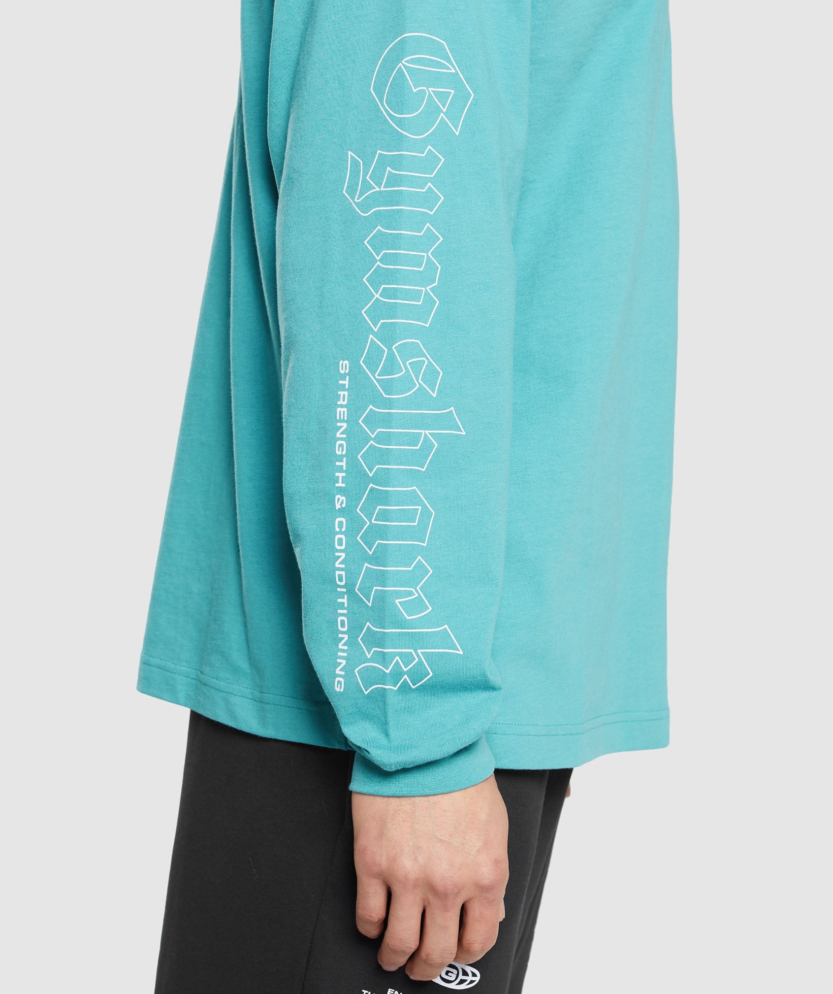 Strength and Conditioning Long Sleeve T-Shirt in Artificial Teal - view 5
