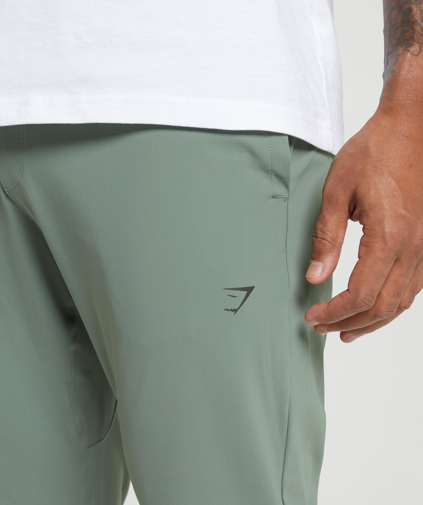 Studio Joggers in Unit Green - view 6