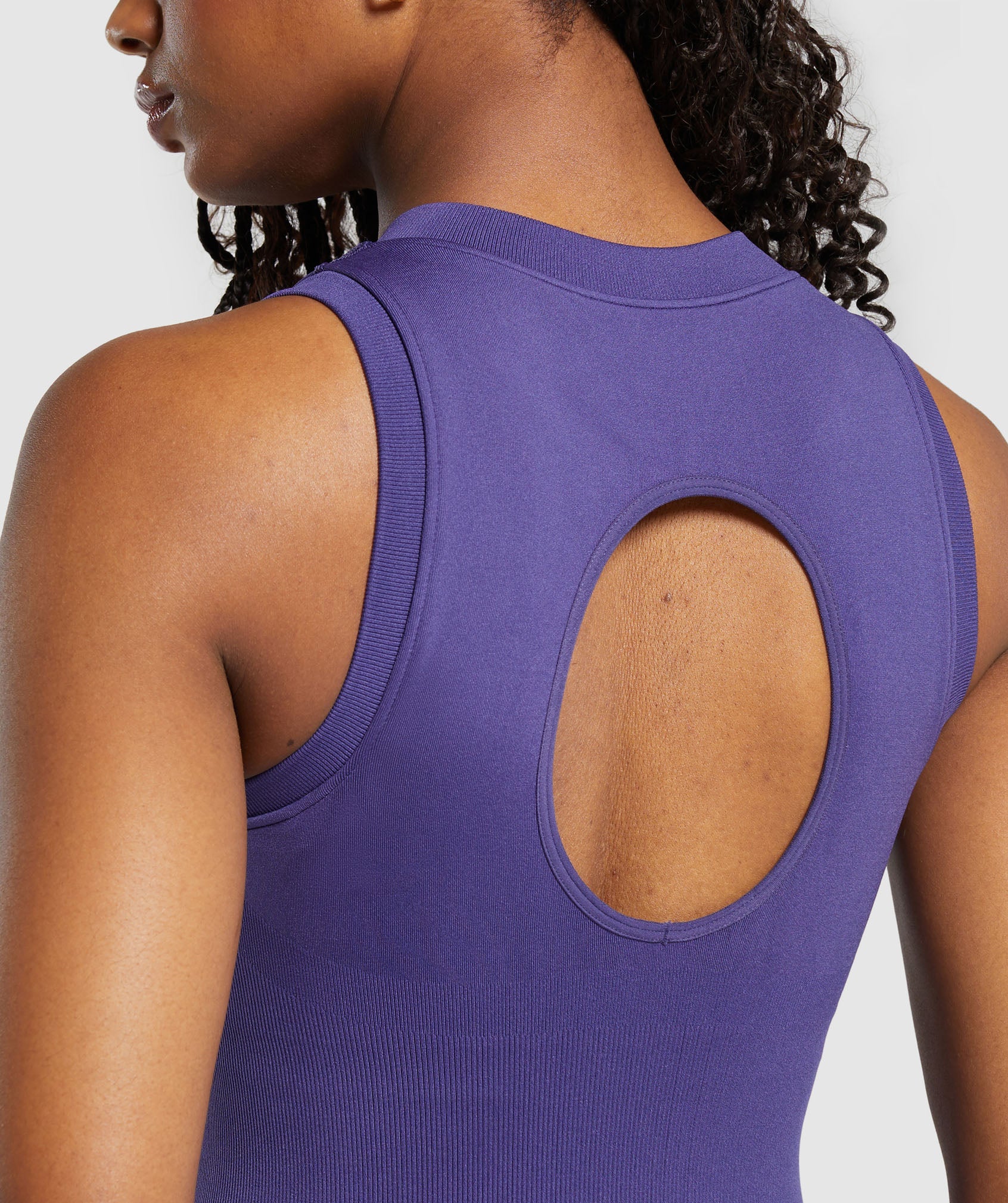 Sweat Seamless Dress in Galaxy Purple - view 6