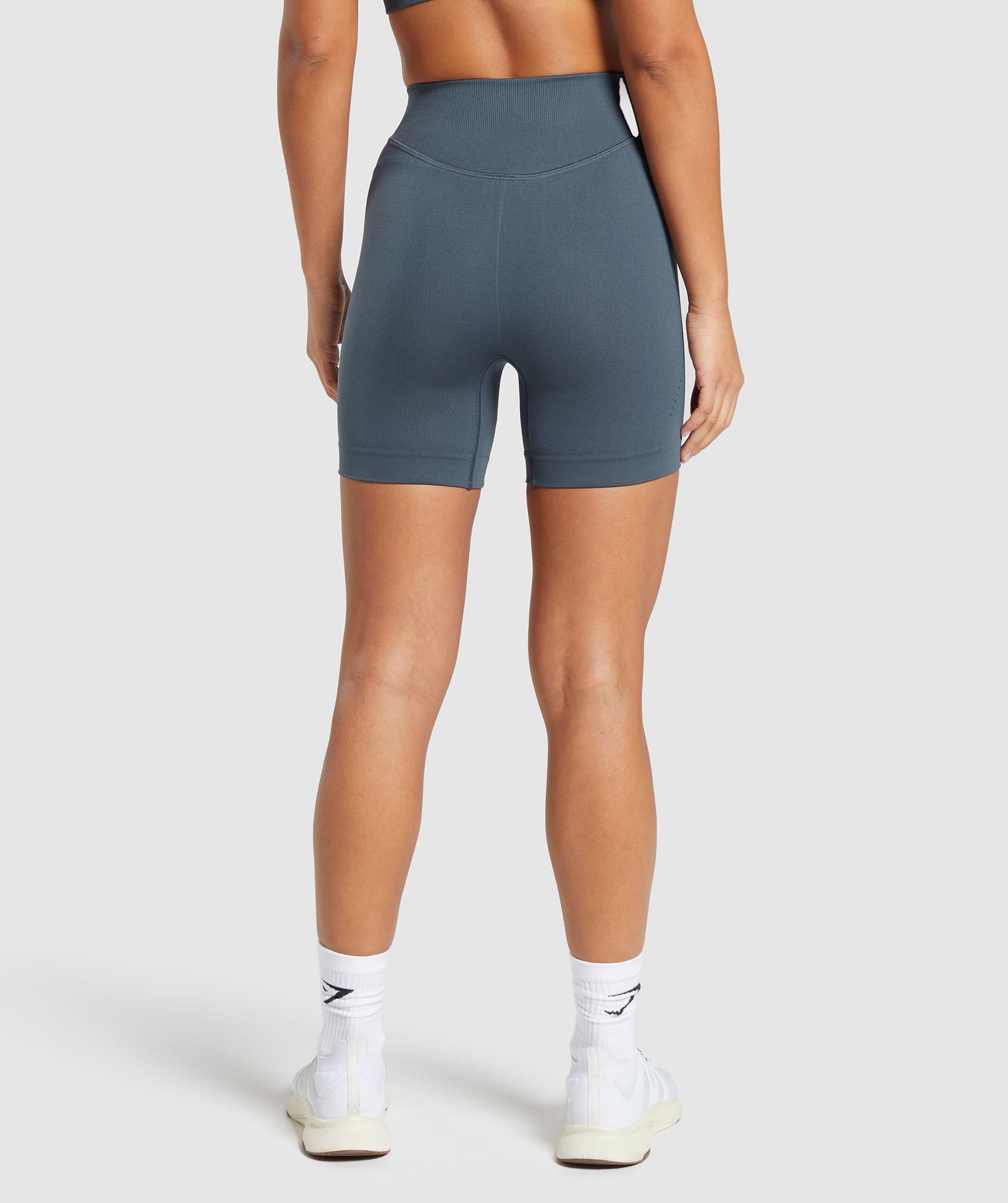Sweat Seamless Shorts in Titanium Blue - view 2
