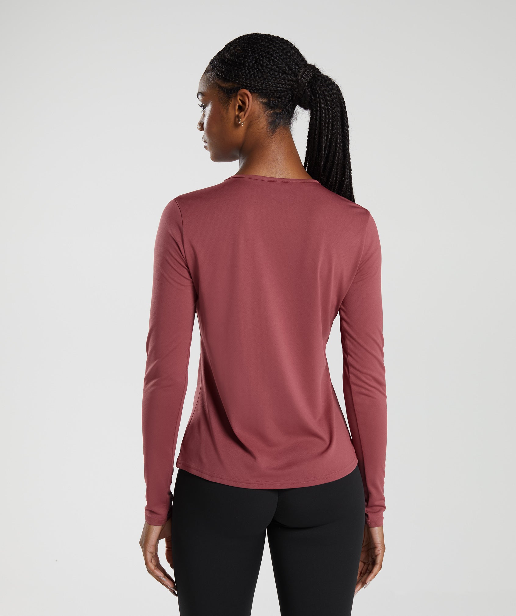 Training Long Sleeve Top in Soft Berry - view 2