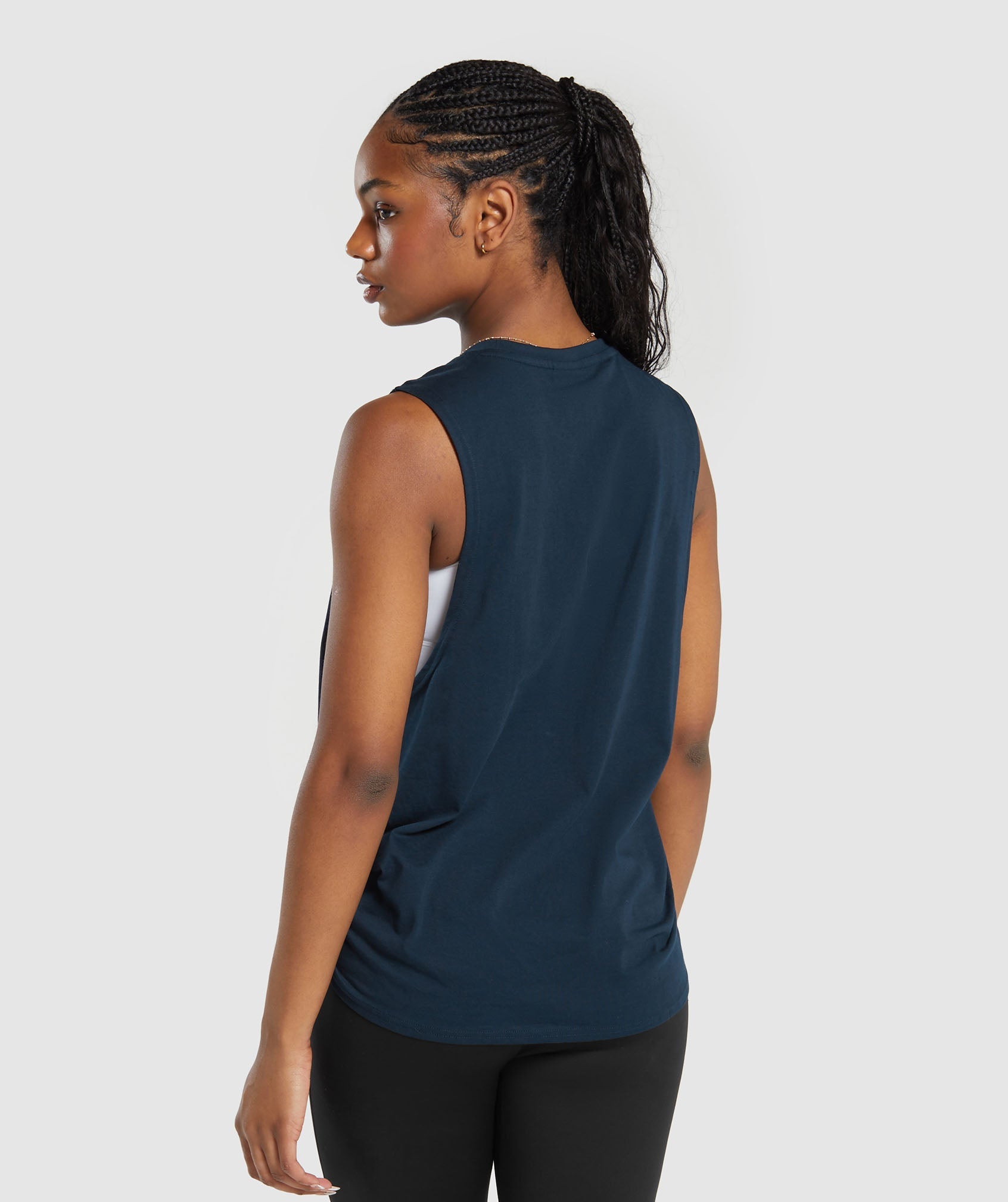 Training Drop Arm Tank in Navy - view 2