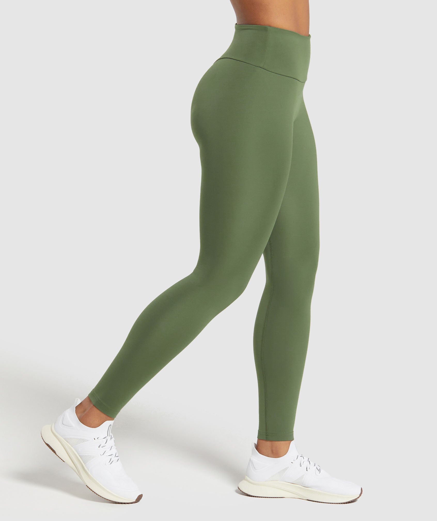 Training Leggings in Core Olive - view 3