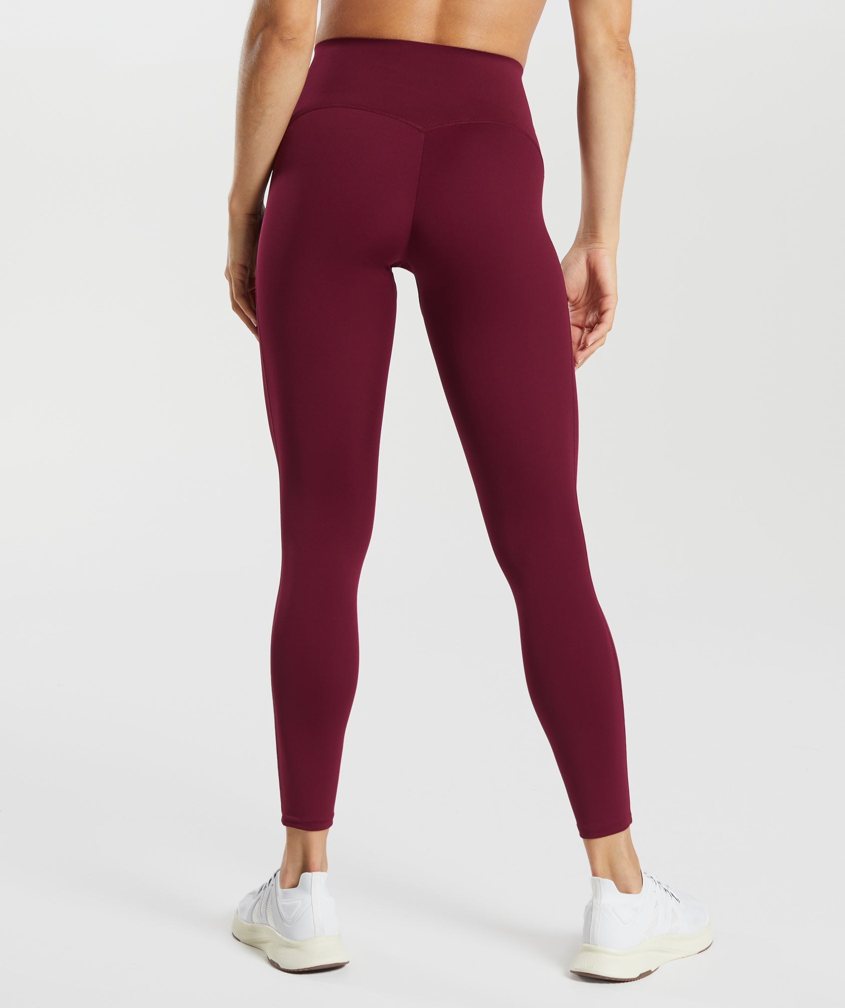 Waist Support Leggings in Plum Pink - view 4