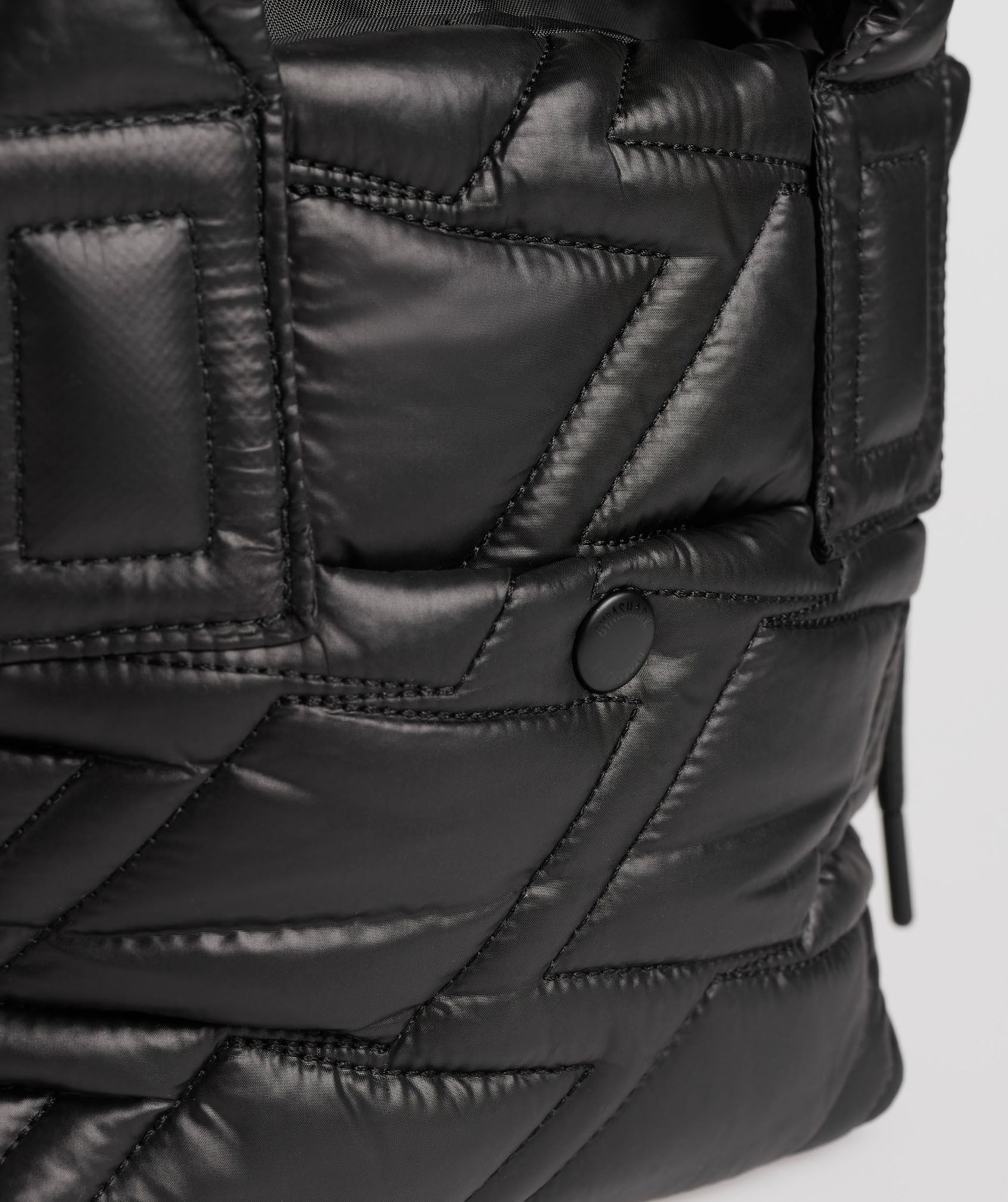 Quilted Mini Tote in Black - view 5
