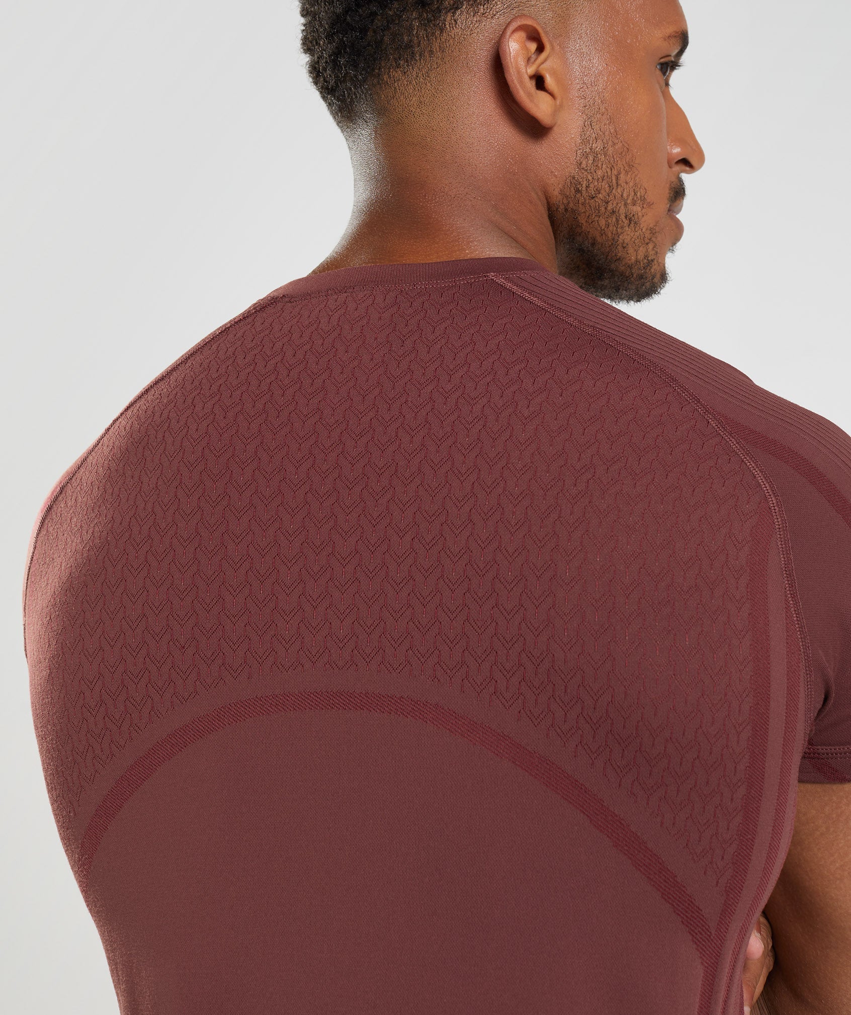 315 Seamless T-Shirt in Cherry Brown - view 6