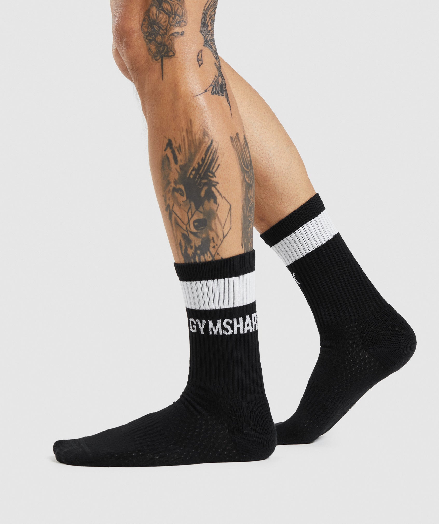 Crew Socks 1pk in Black - view 4