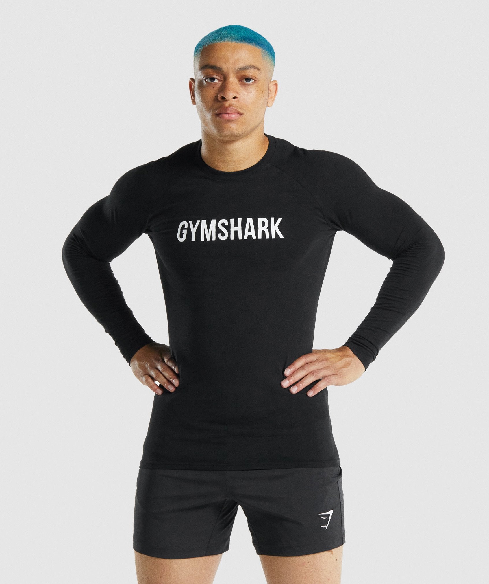 Apollo Long Sleeve T-Shirt in Black