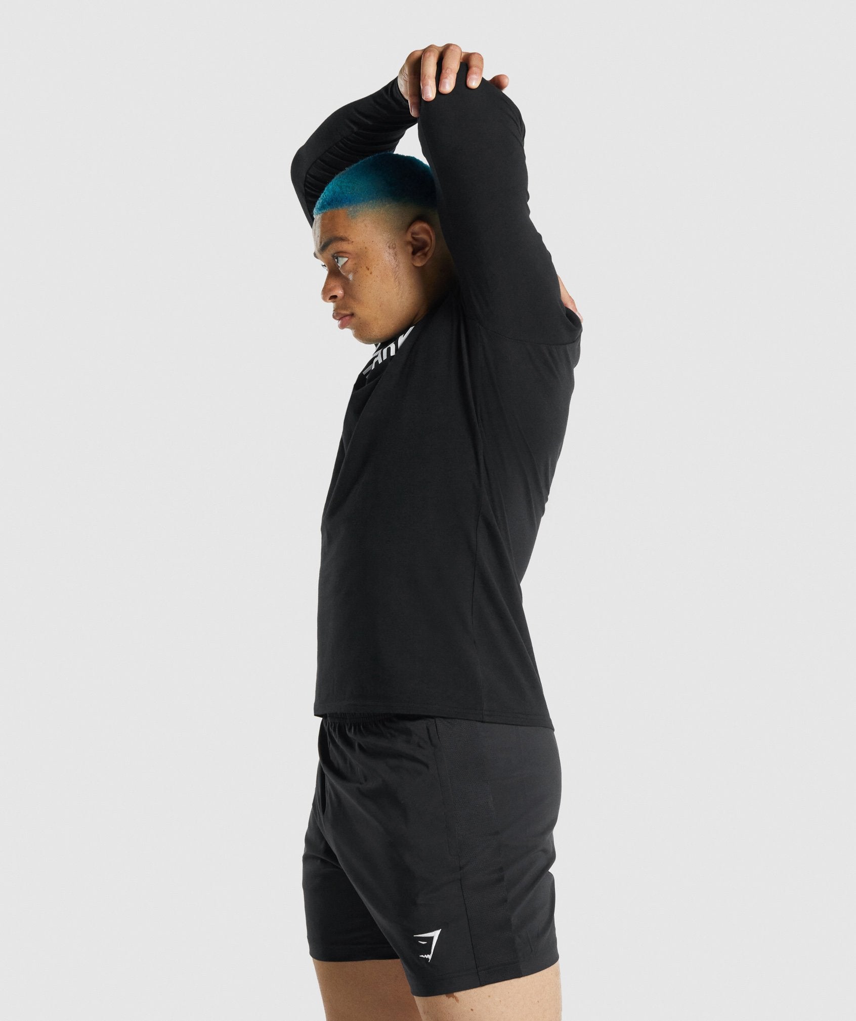 Apollo Long Sleeve T-Shirt in Black - view 4