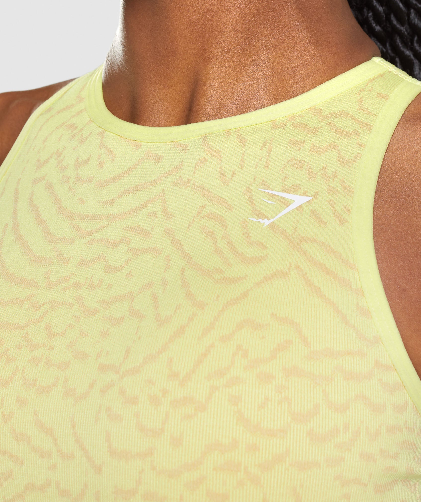 Adapt Animal Seamless Sports Bra in Hybrid | Firefly Yellow - view 5