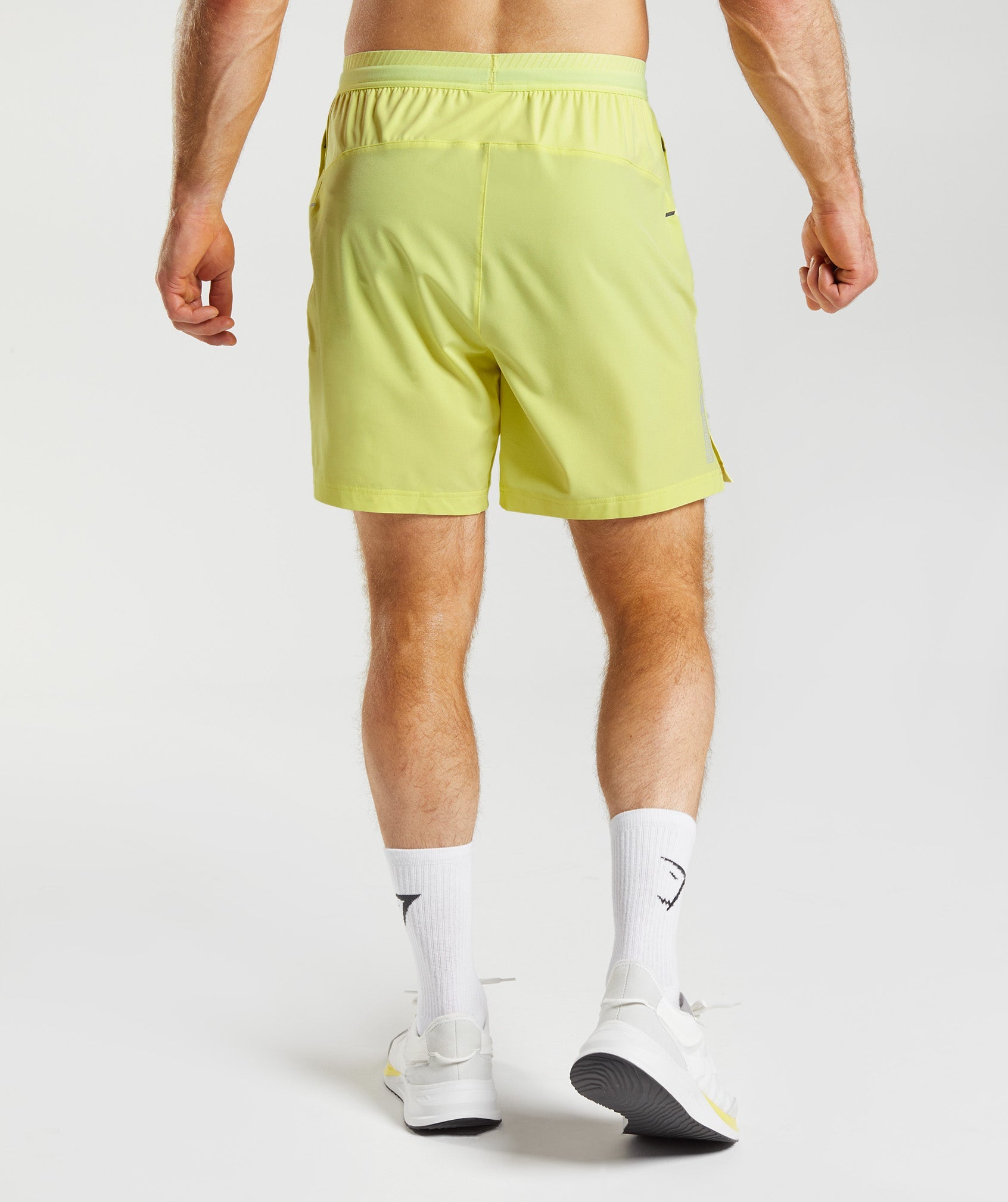 Apex 7" Hybrid Shorts in Firefly Green - view 2