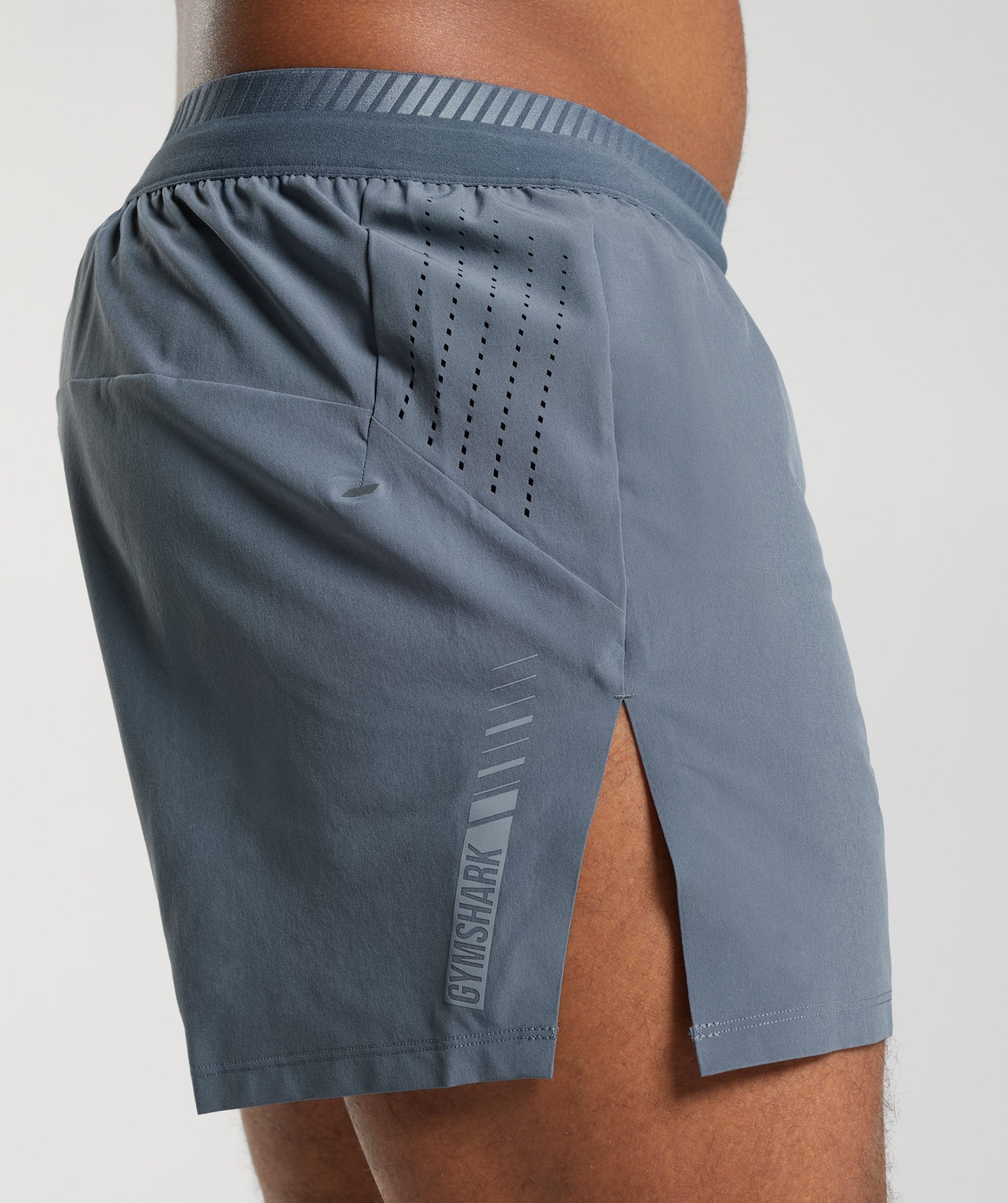 Apex Run 4" Shorts in Evening Blue