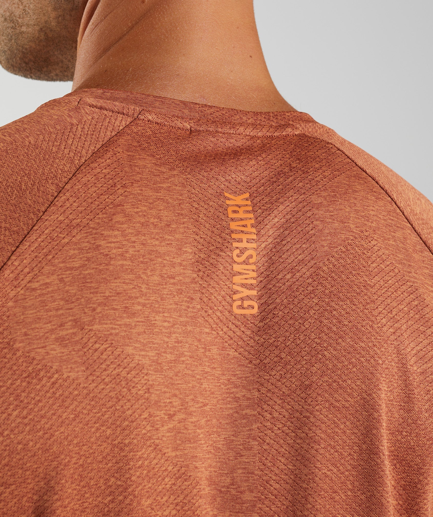 Apex T-Shirt in Mahogany Brown/Zesty Orange - view 5