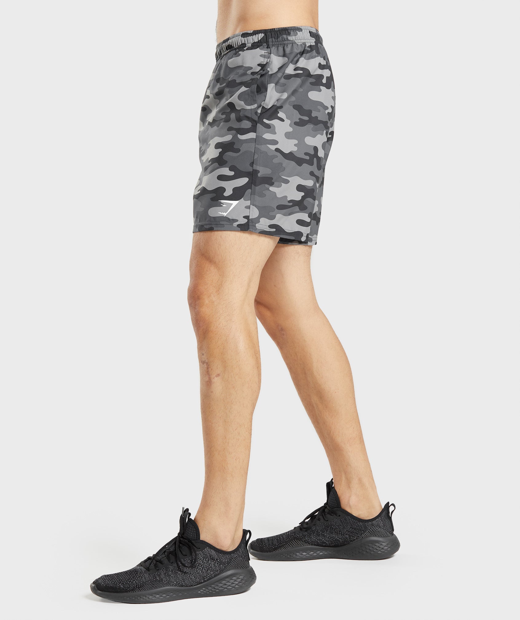 Arrival Shorts in Grey Print - view 3