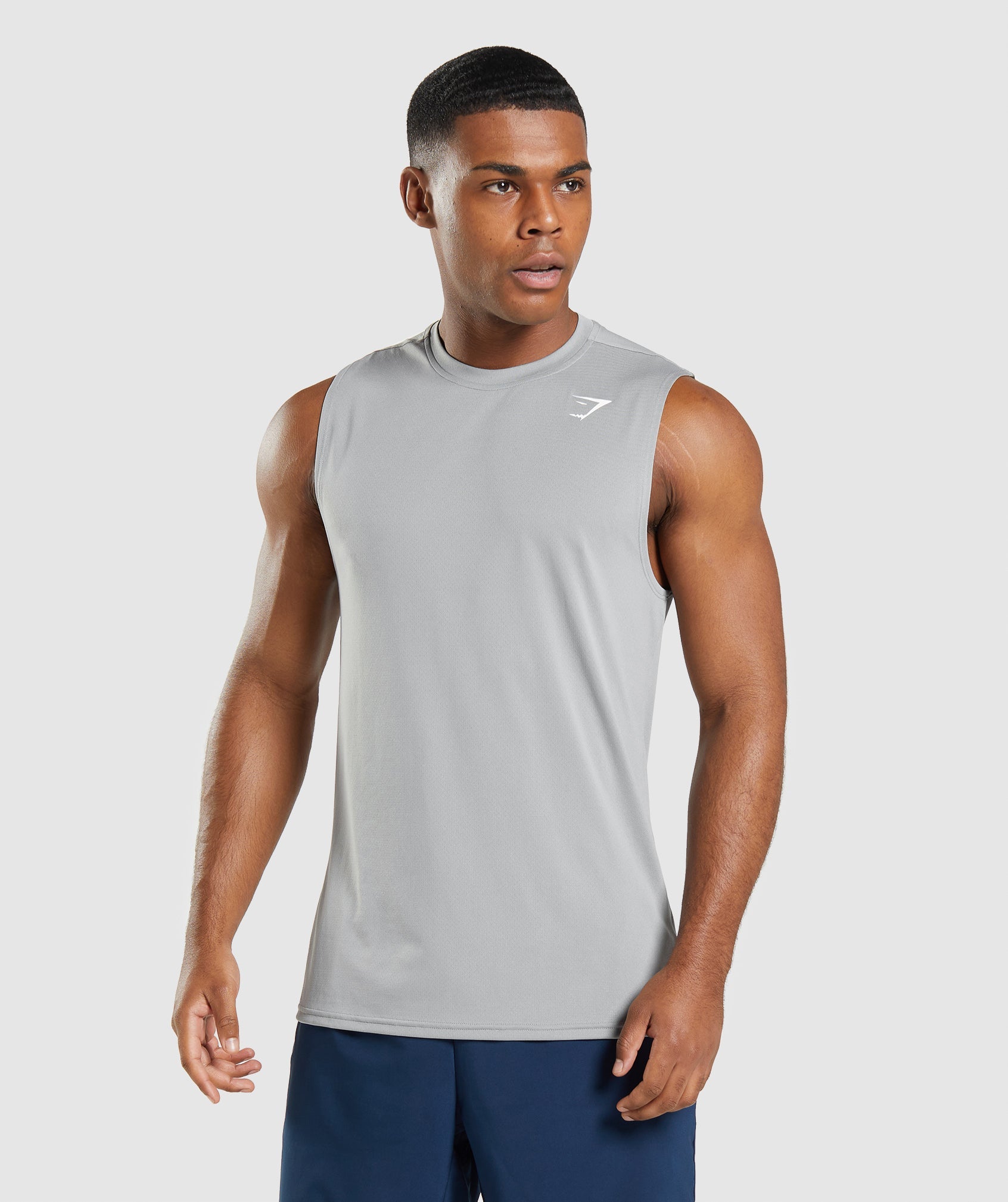 Arrival Sleeveless T-Shirt in Smokey Grey - view 1