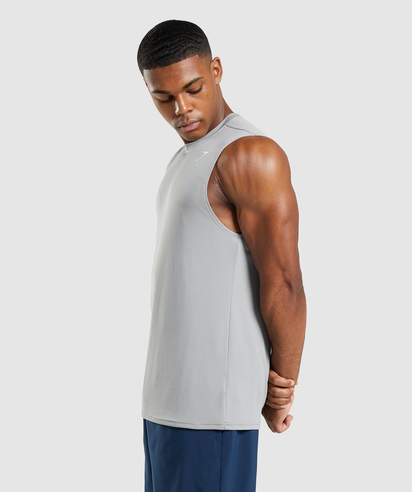 Arrival Sleeveless T-Shirt in Smokey Grey - view 2