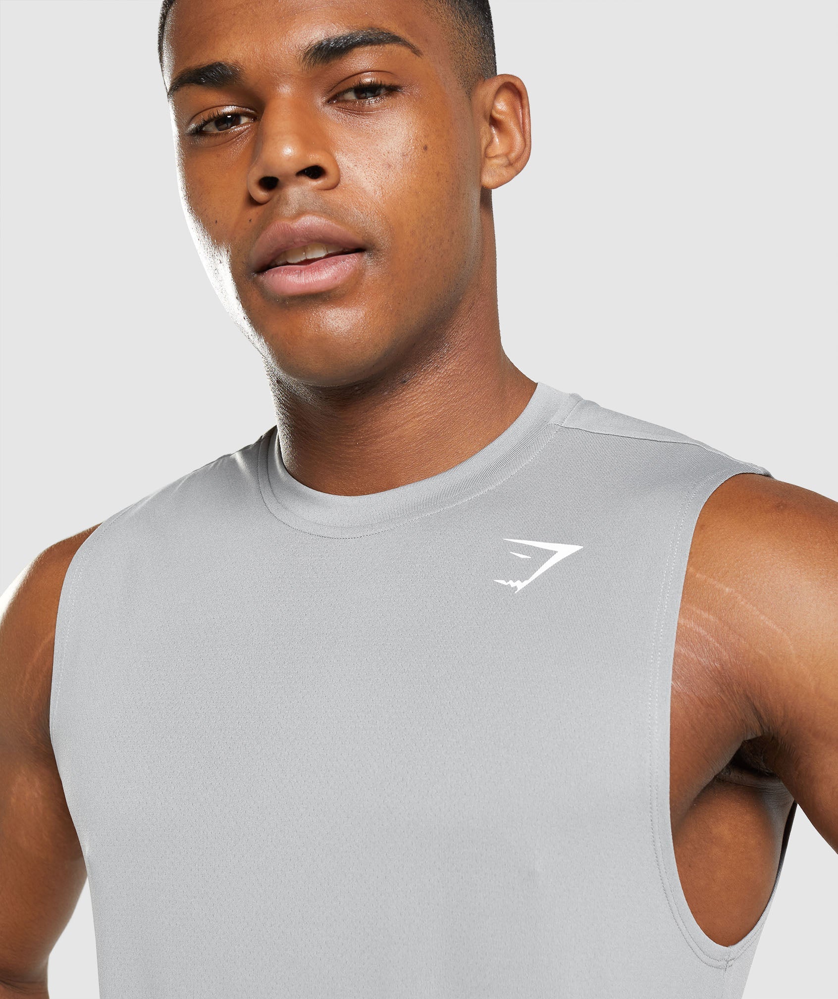 Arrival Sleeveless T-Shirt in Smokey Grey - view 5