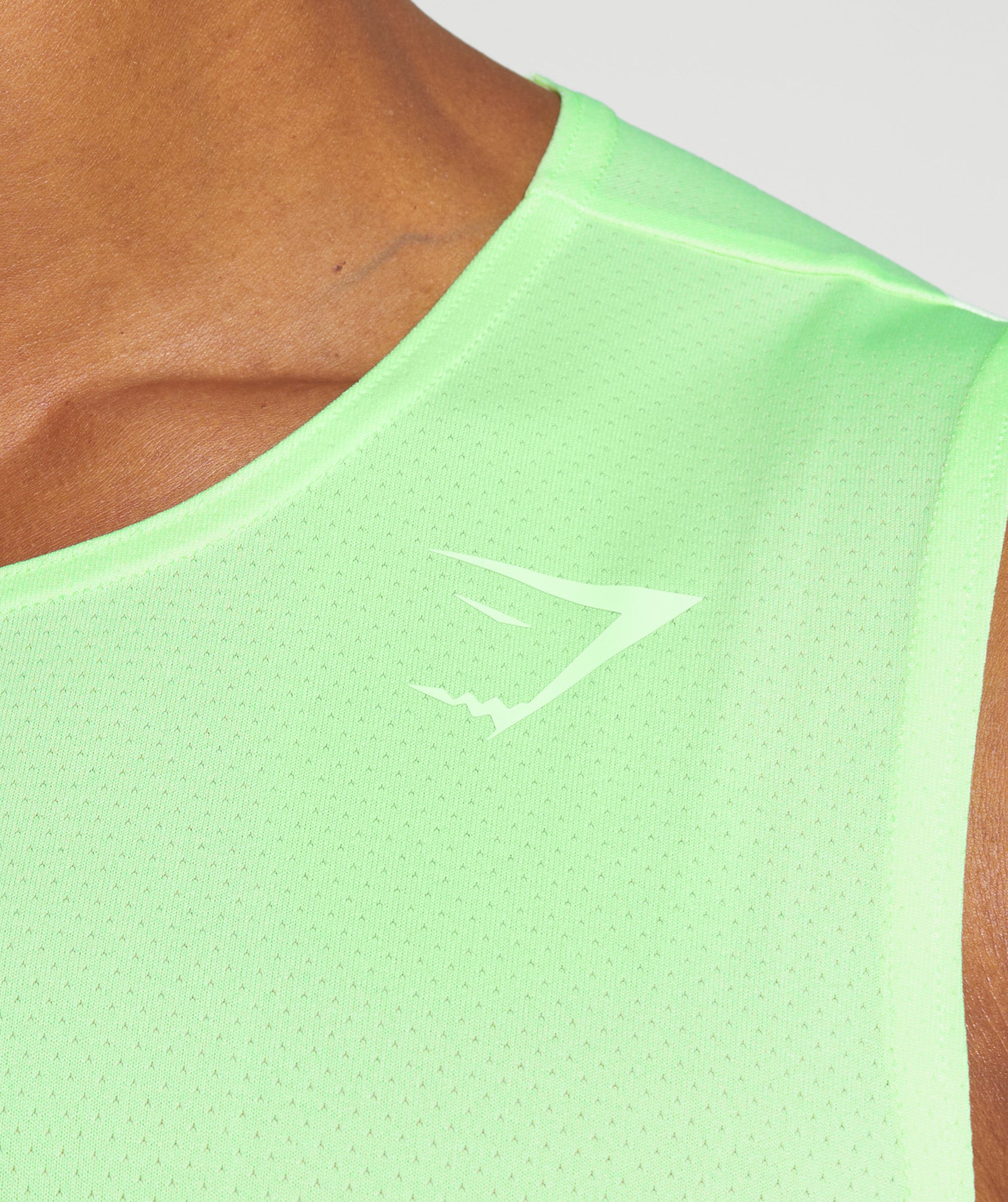 Arrival Tank in Fluo Mint