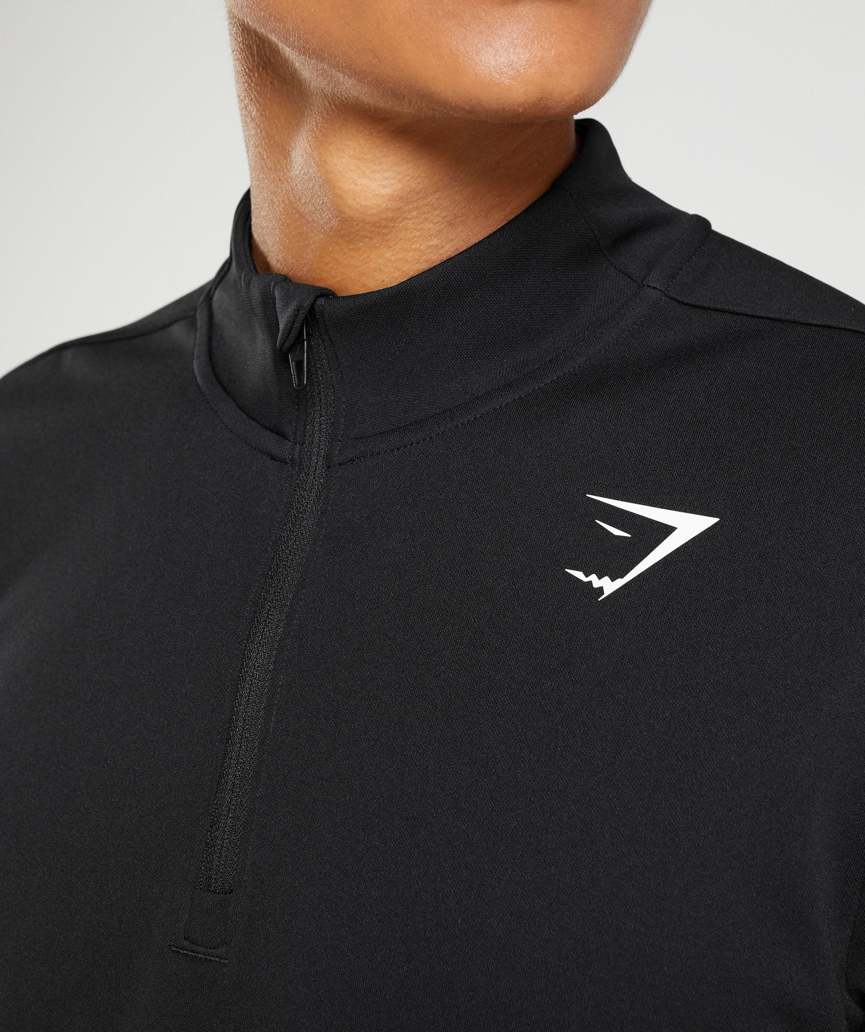 Arrival 1/4 Zip Pullover in Black - view 3
