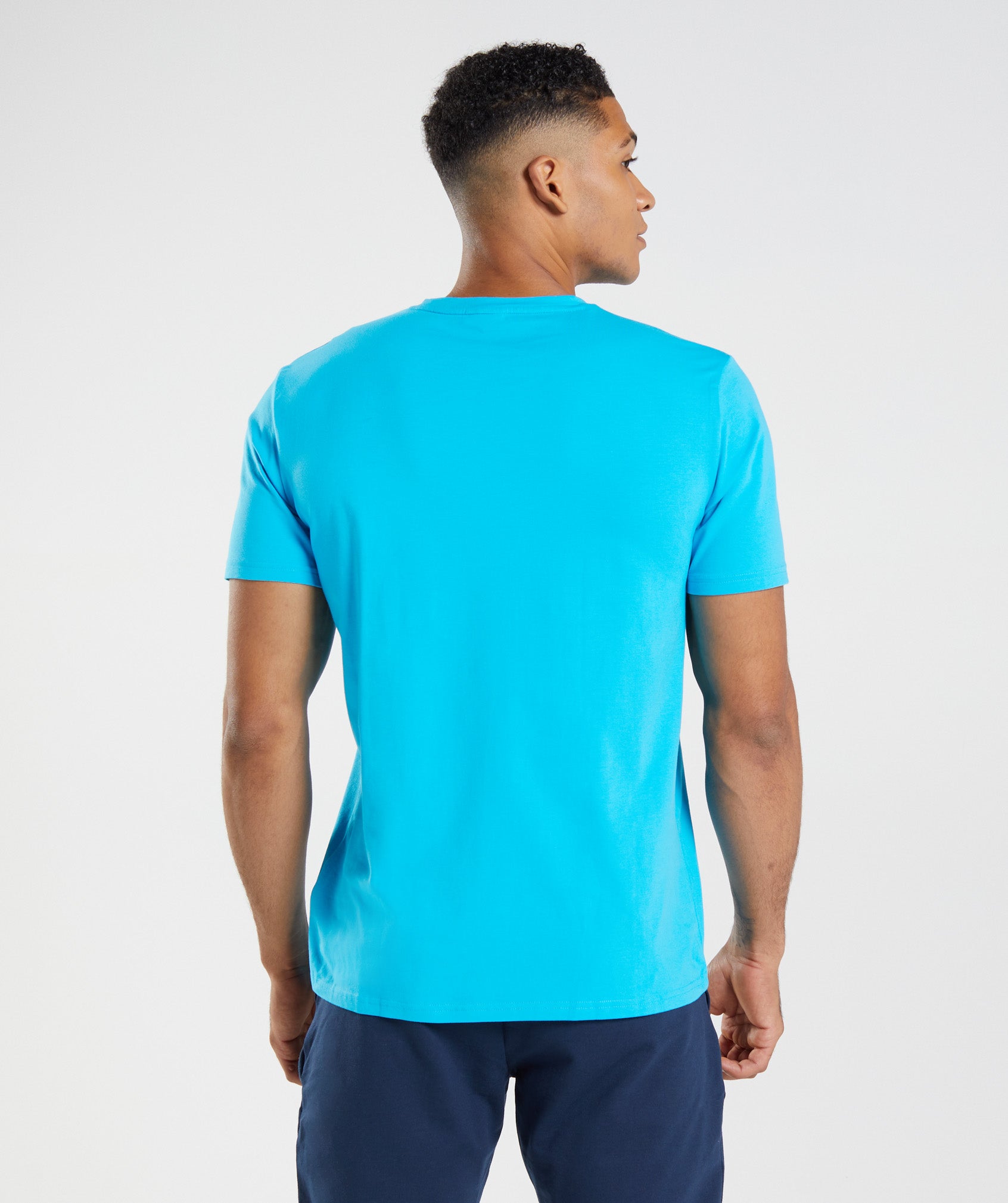 Block T-Shirt in Shark Blue
