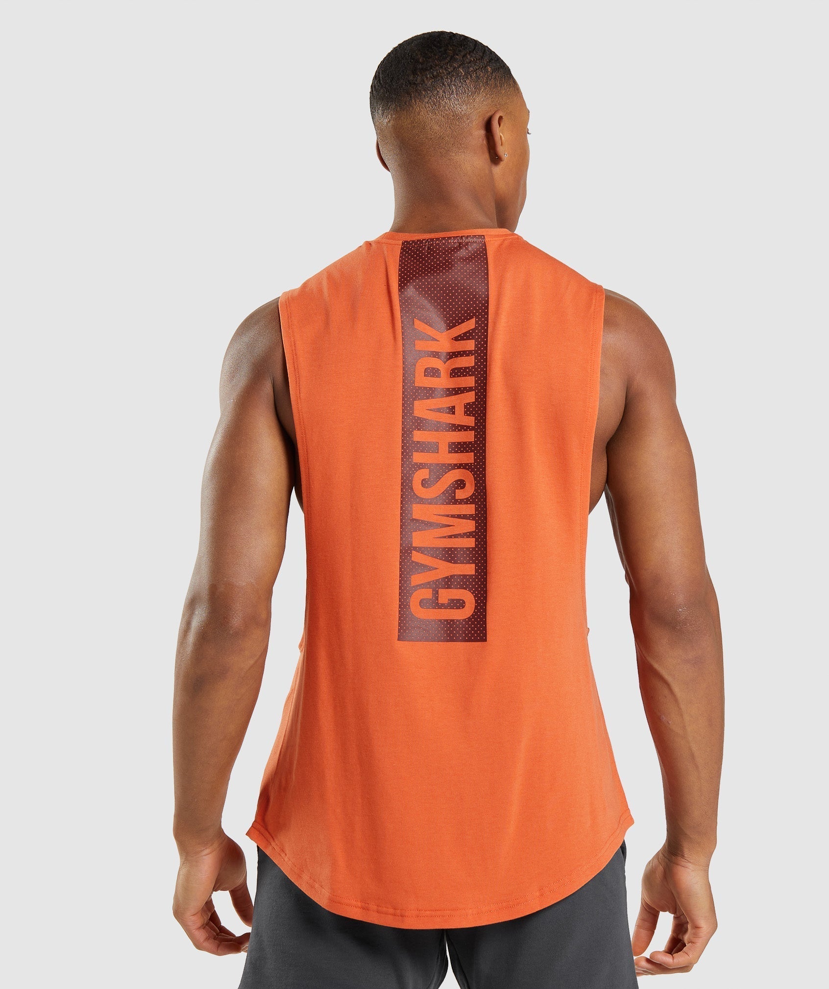 Bold Drop Arm Tank in Clay Orange