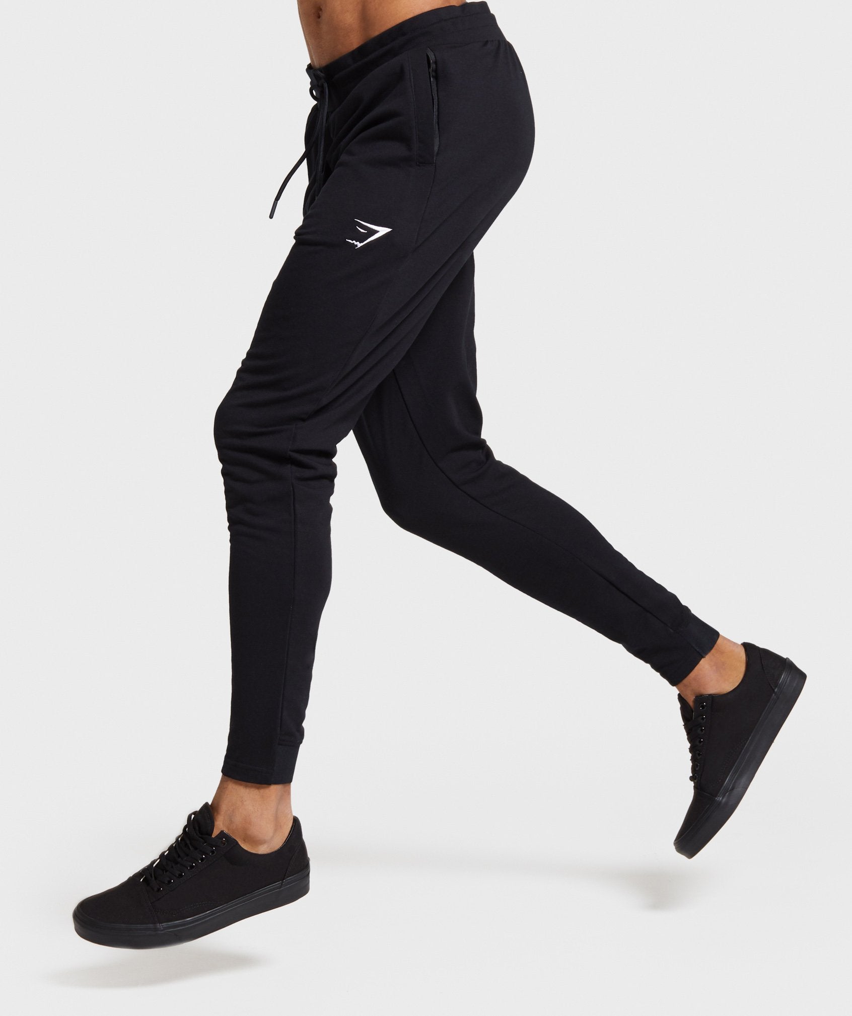 Critical Zip Joggers in Black