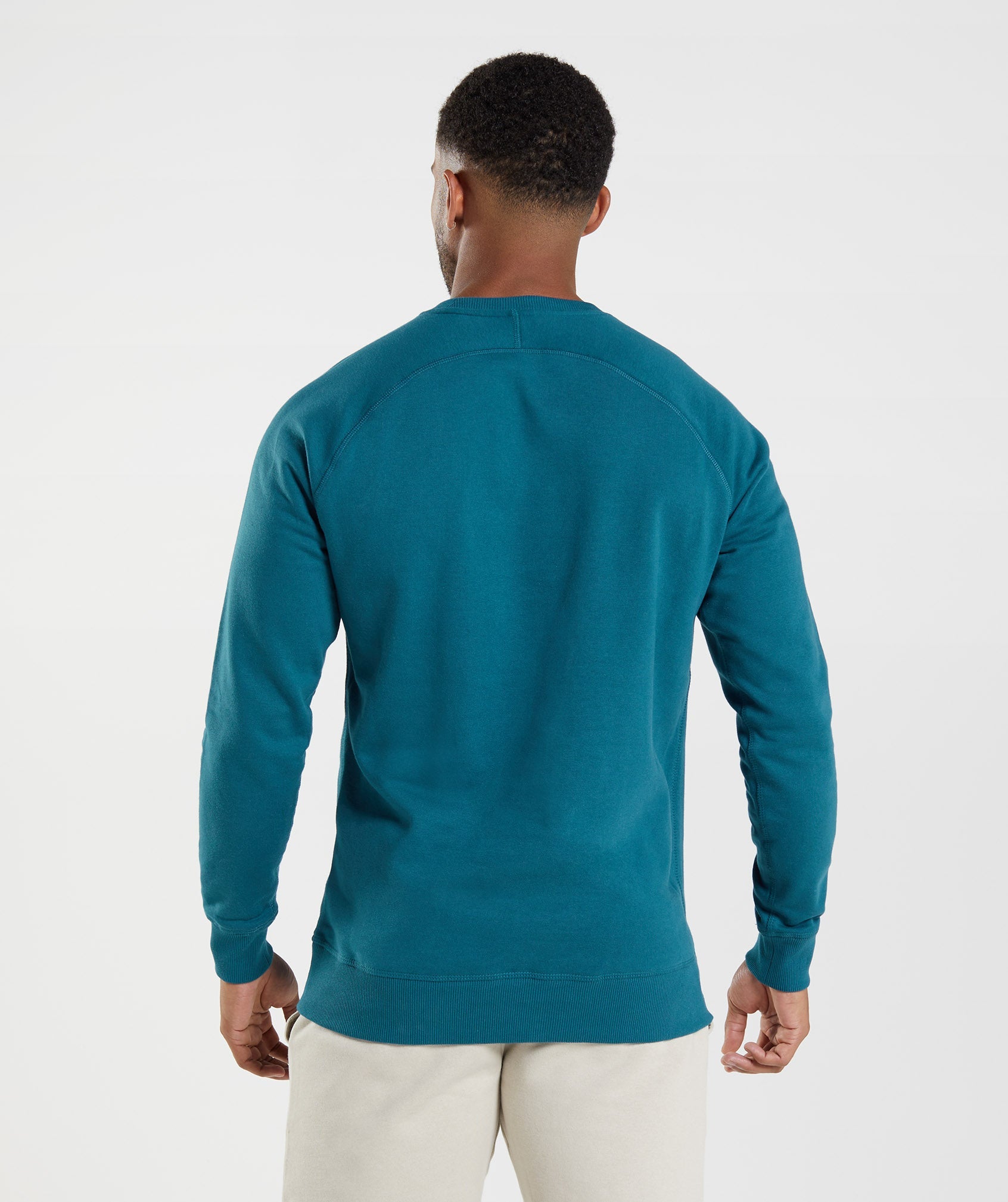 Crest Sweatshirt in Atlantic Blue - view 2