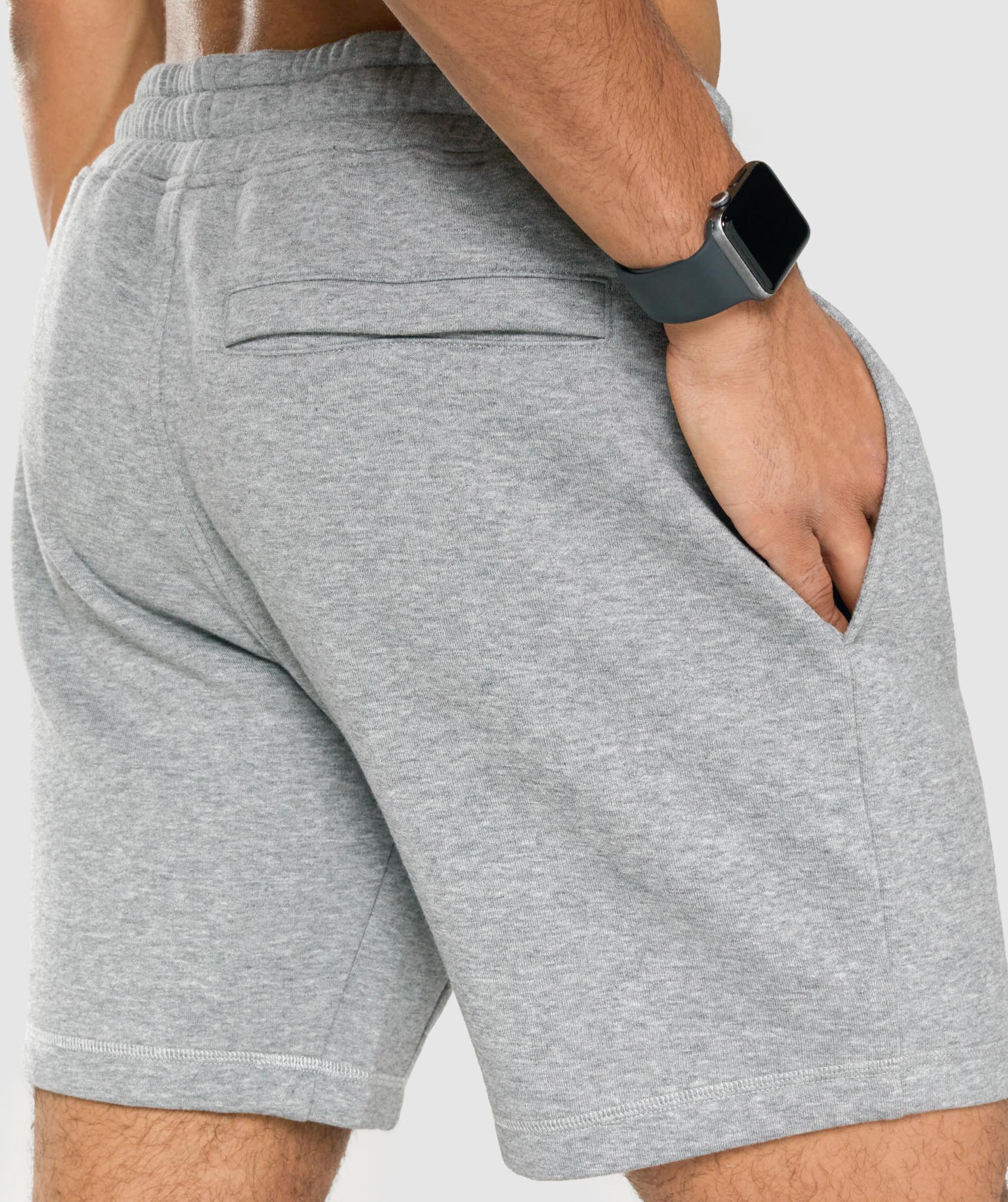 Crest Shorts in Charcoal Marl - view 7