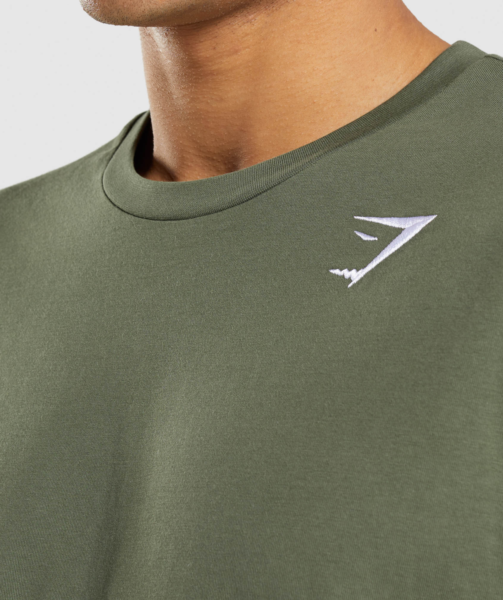 Crest T-Shirt in Core Olive