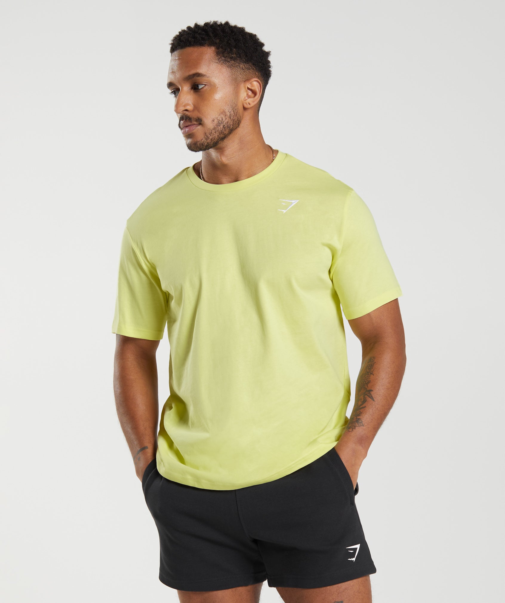 Crest T-Shirt in Firefly Green